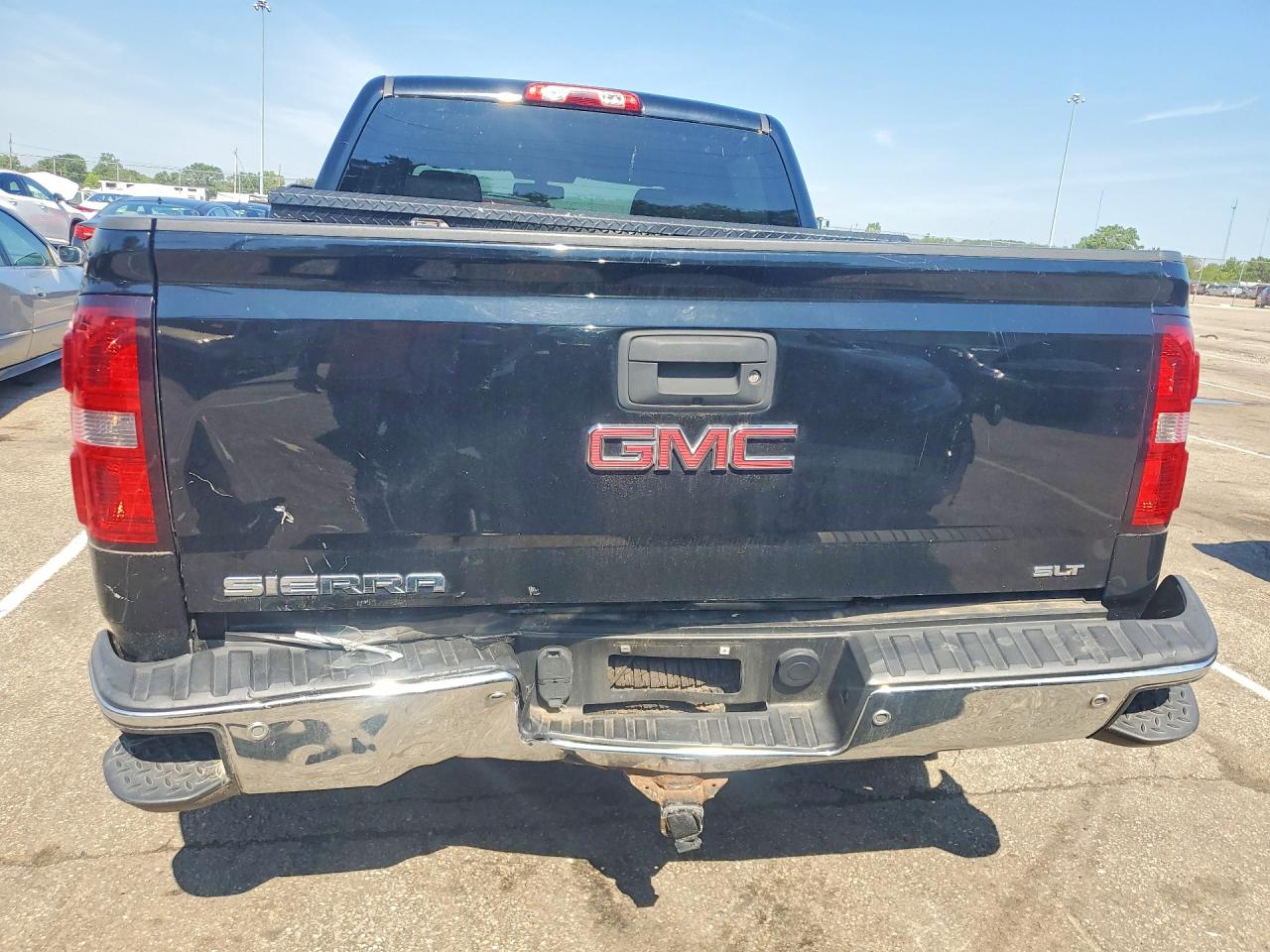 2014 Gmc Sierra K1500 Slt Black vin: 3GTU2VEC1EG503292