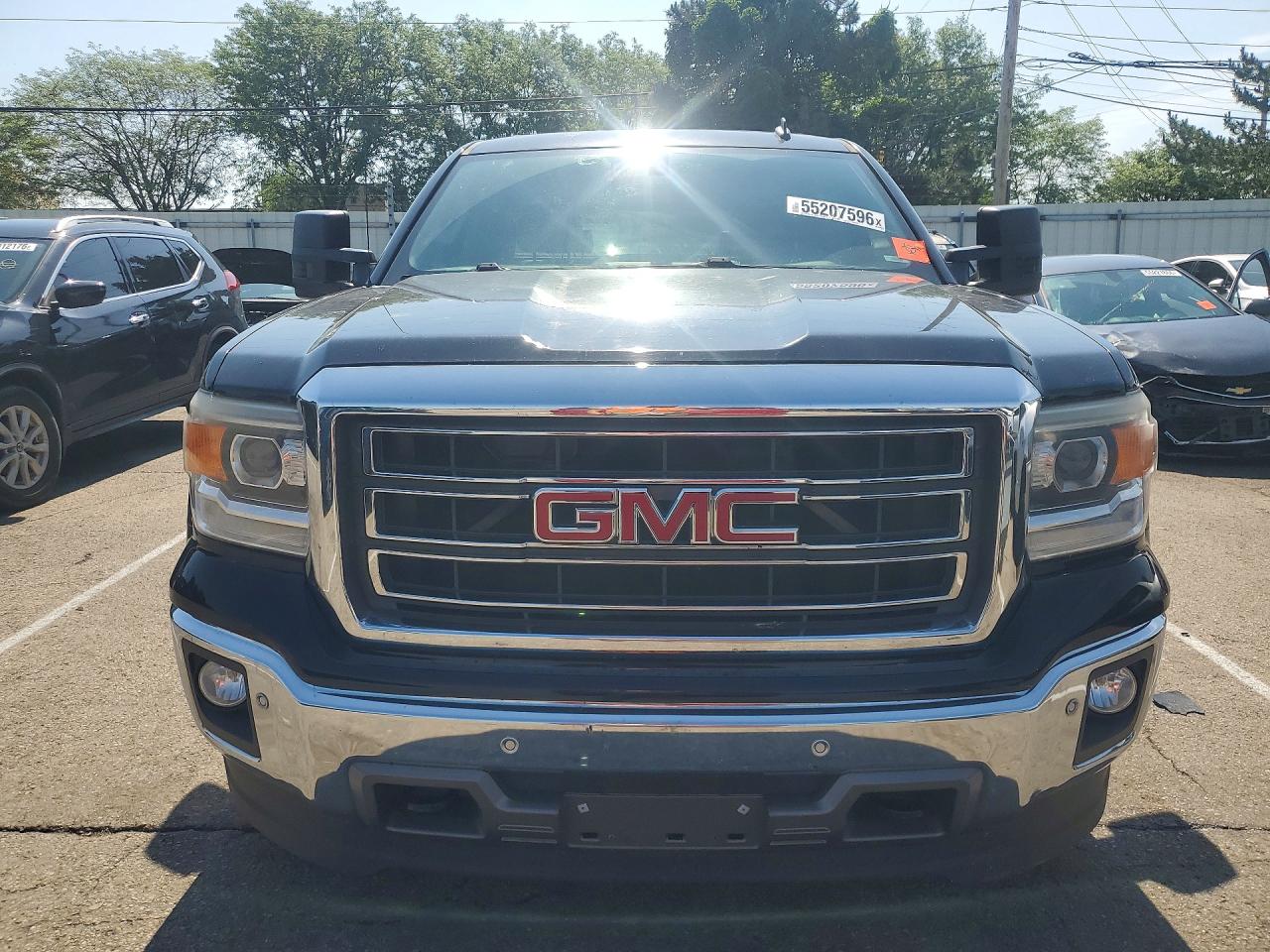 2014 Gmc Sierra K1500 Slt Black vin: 3GTU2VEC1EG503292