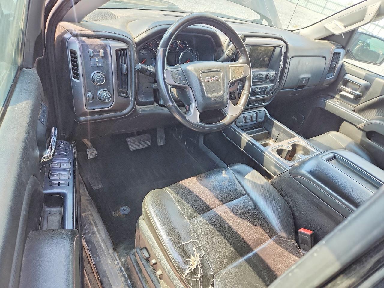 2014 Gmc Sierra K1500 Slt Black vin: 3GTU2VEC1EG533456