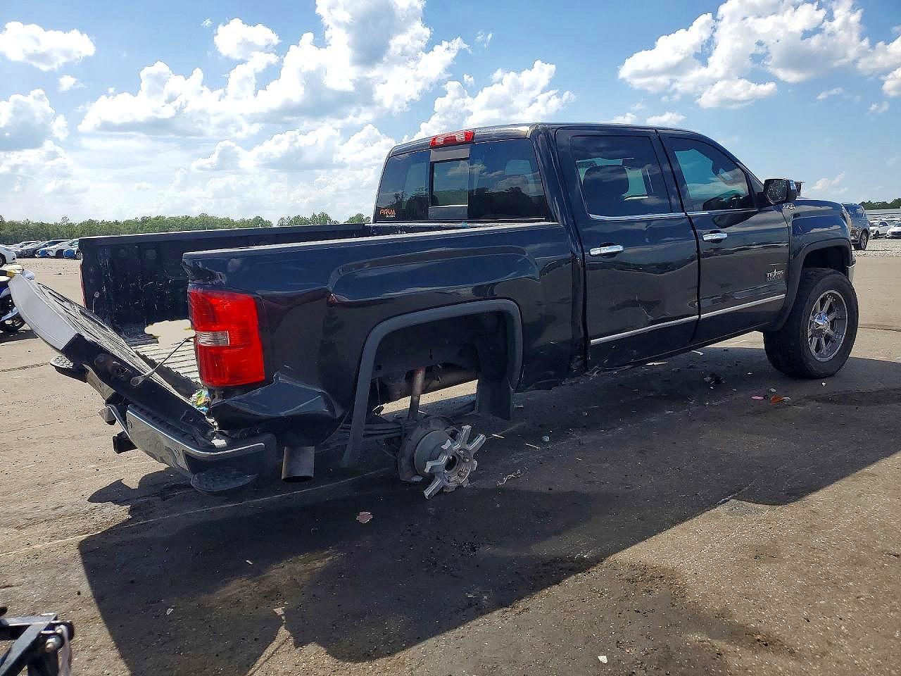 2015 Gmc Sierra K1500 Slt Черный vin: 3GTU2VEC1FG108076