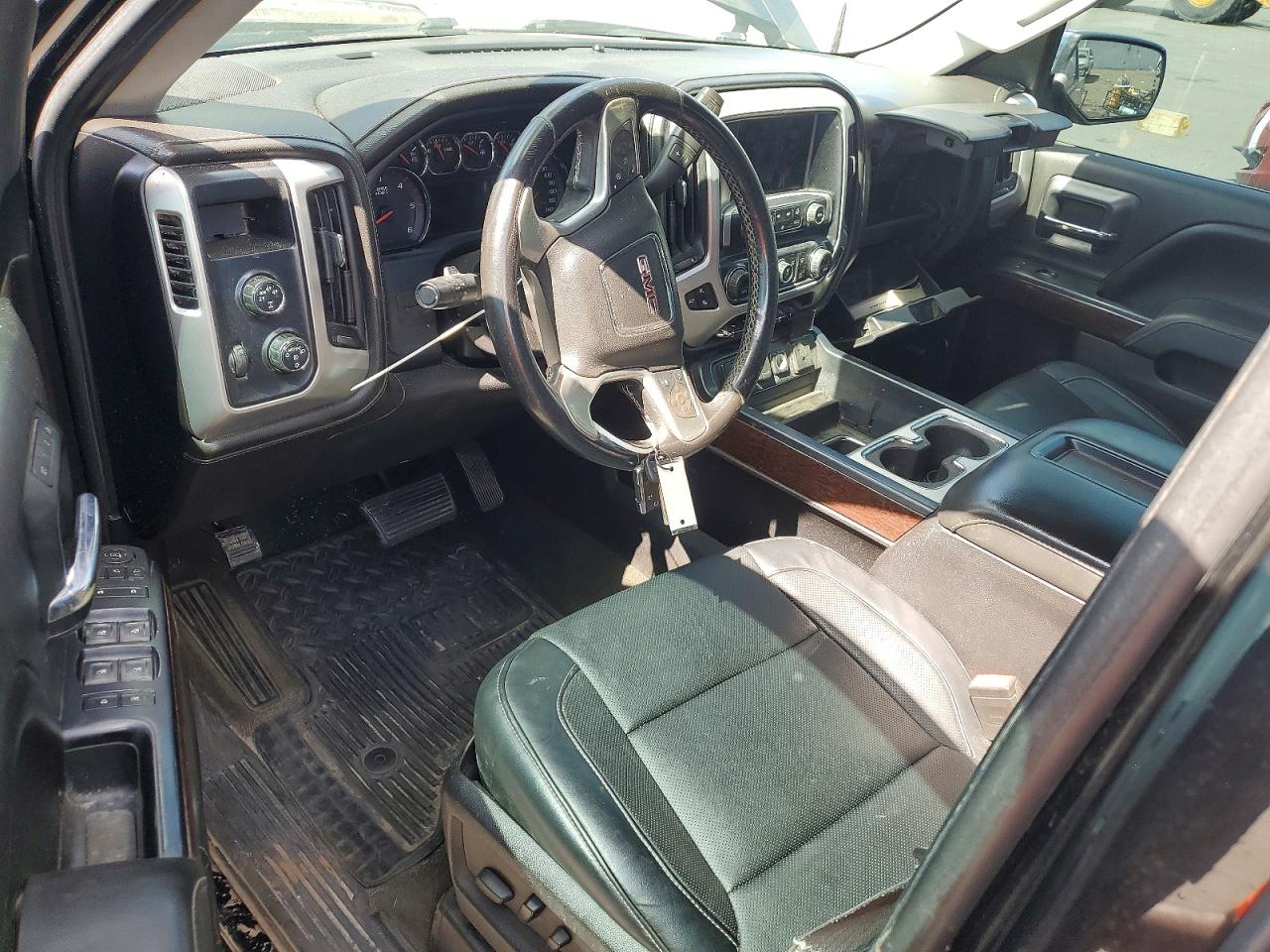 2015 Gmc Sierra K1500 Slt Черный vin: 3GTU2VEC1FG108076