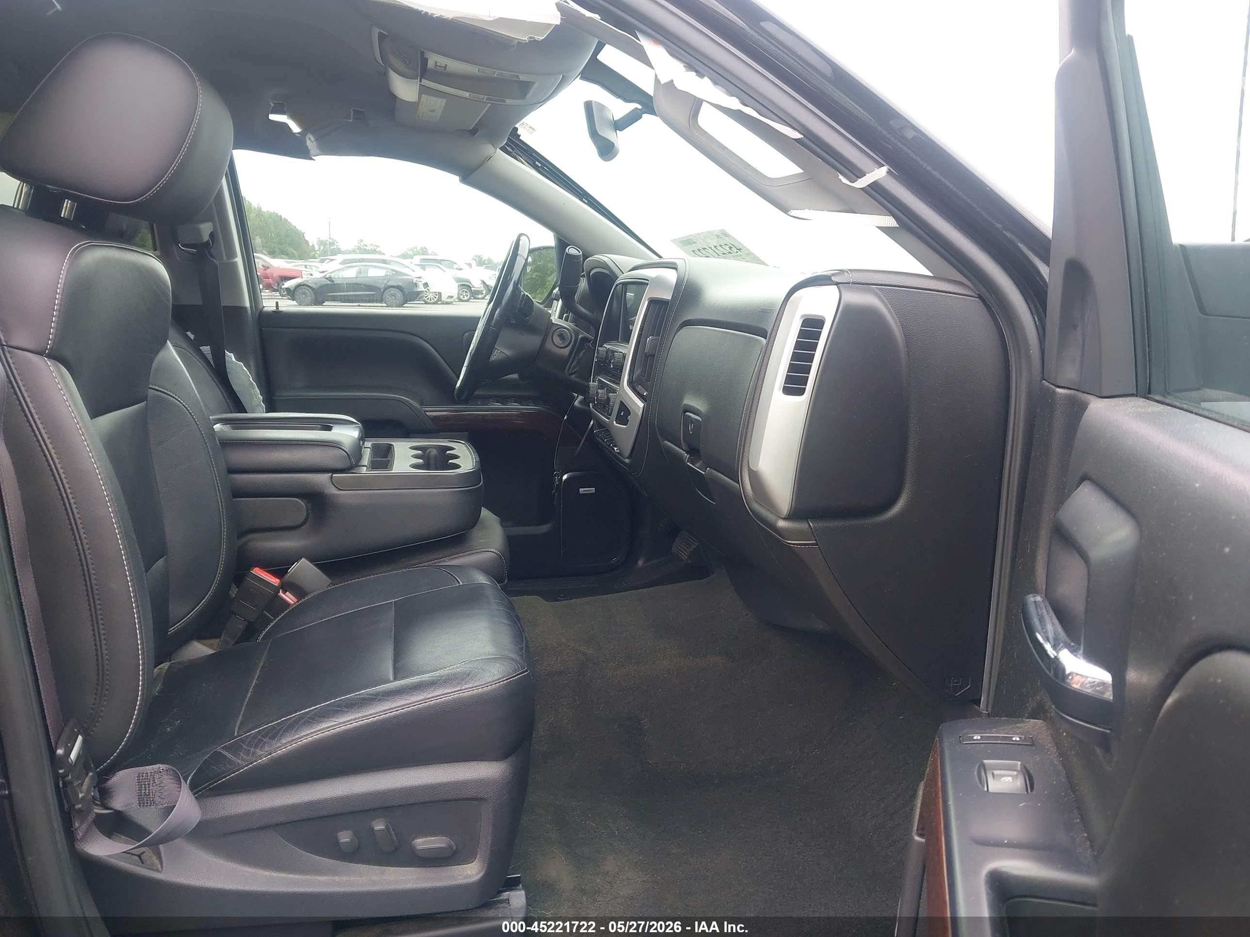 2015 Gmc Sierra 1500 Slt Черный vin: 3GTU2VEC1FG120583