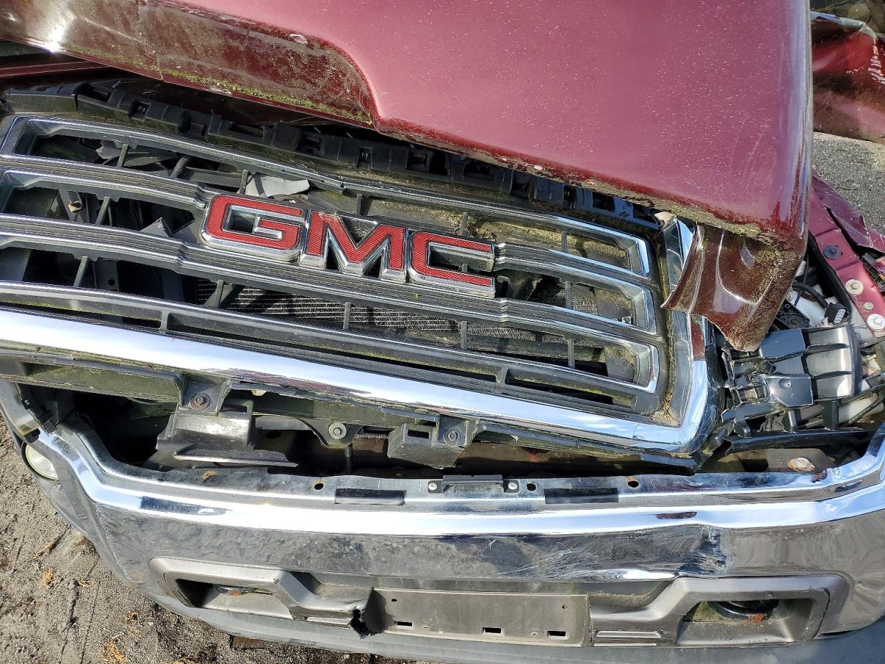 2015 Gmc Sierra K1500 Slt Burgundy vin: 3GTU2VEC1FG126366