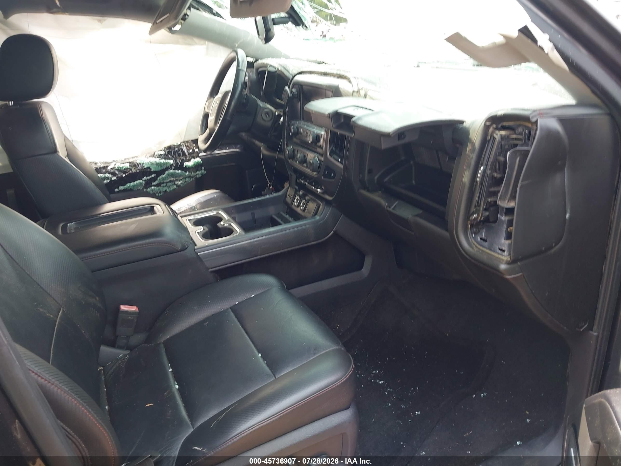 2015 Gmc Sierra 1500 Slt Black vin: 3GTU2VEC1FG209845