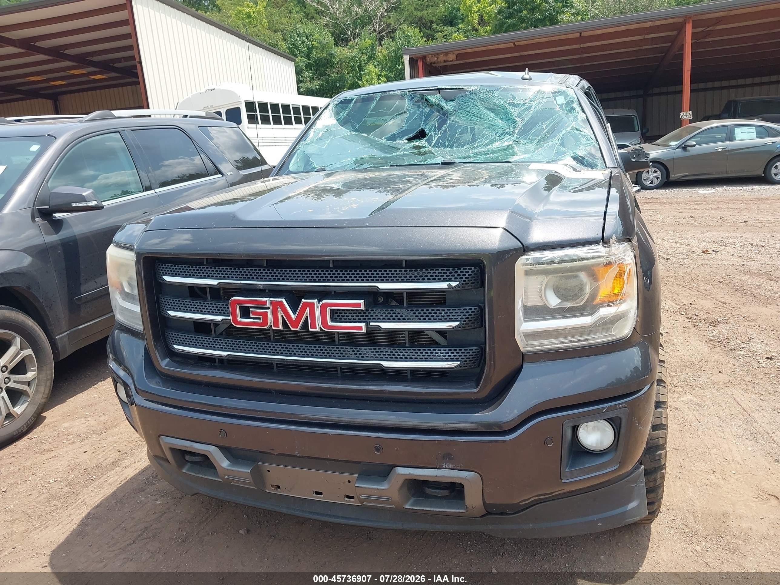 2015 Gmc Sierra 1500 Slt Black vin: 3GTU2VEC1FG209845