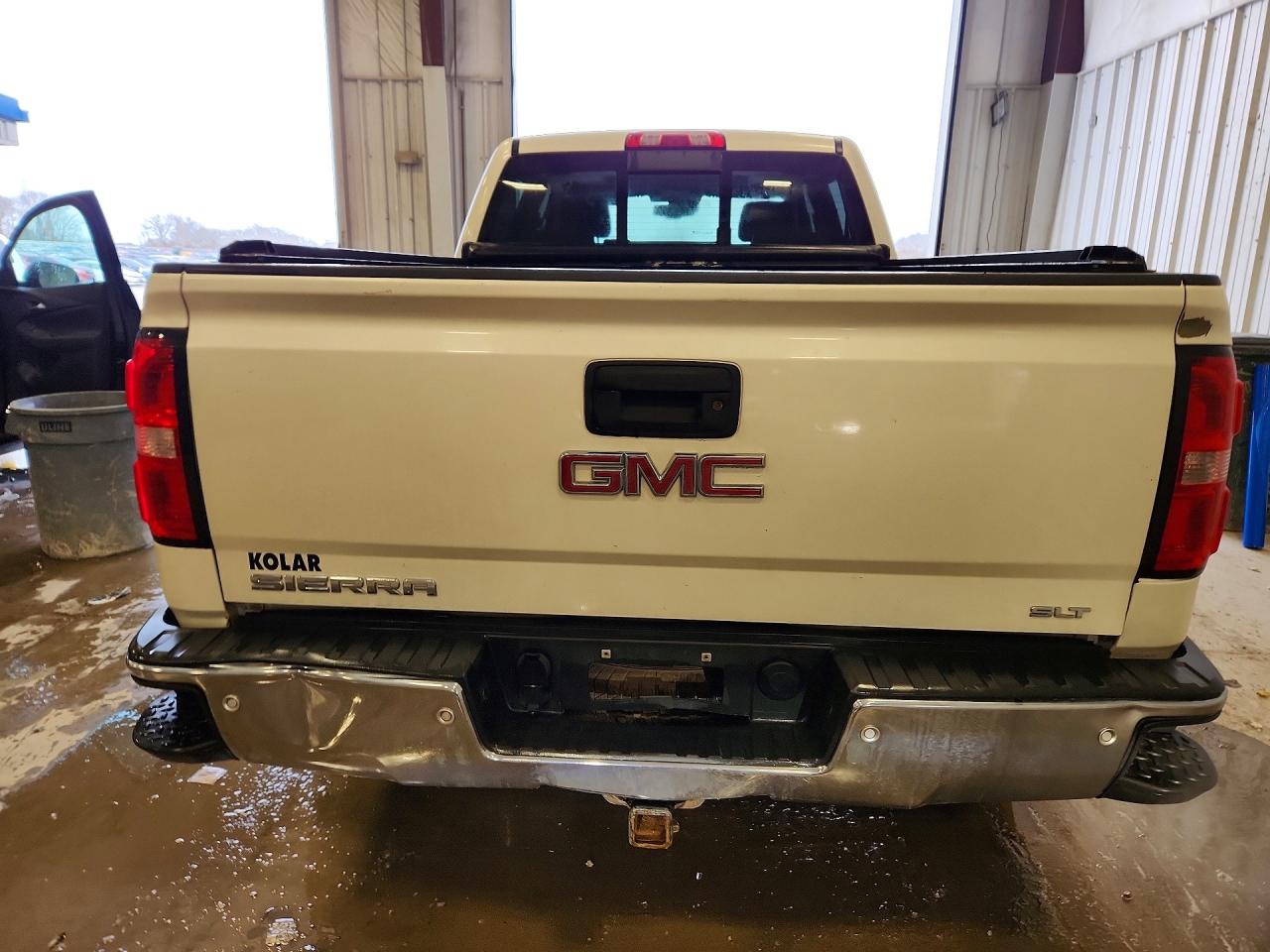 2015 Gmc Sierra K1500 Slt Белый vin: 3GTU2VEC1FG316362