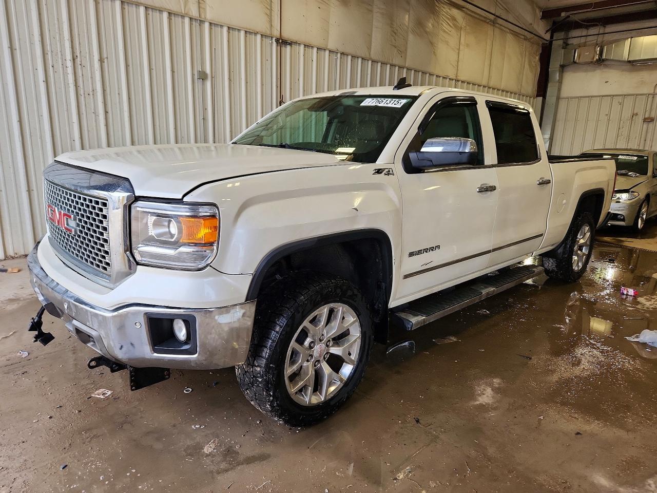 2015 Gmc Sierra K1500 Slt Белый vin: 3GTU2VEC1FG316362