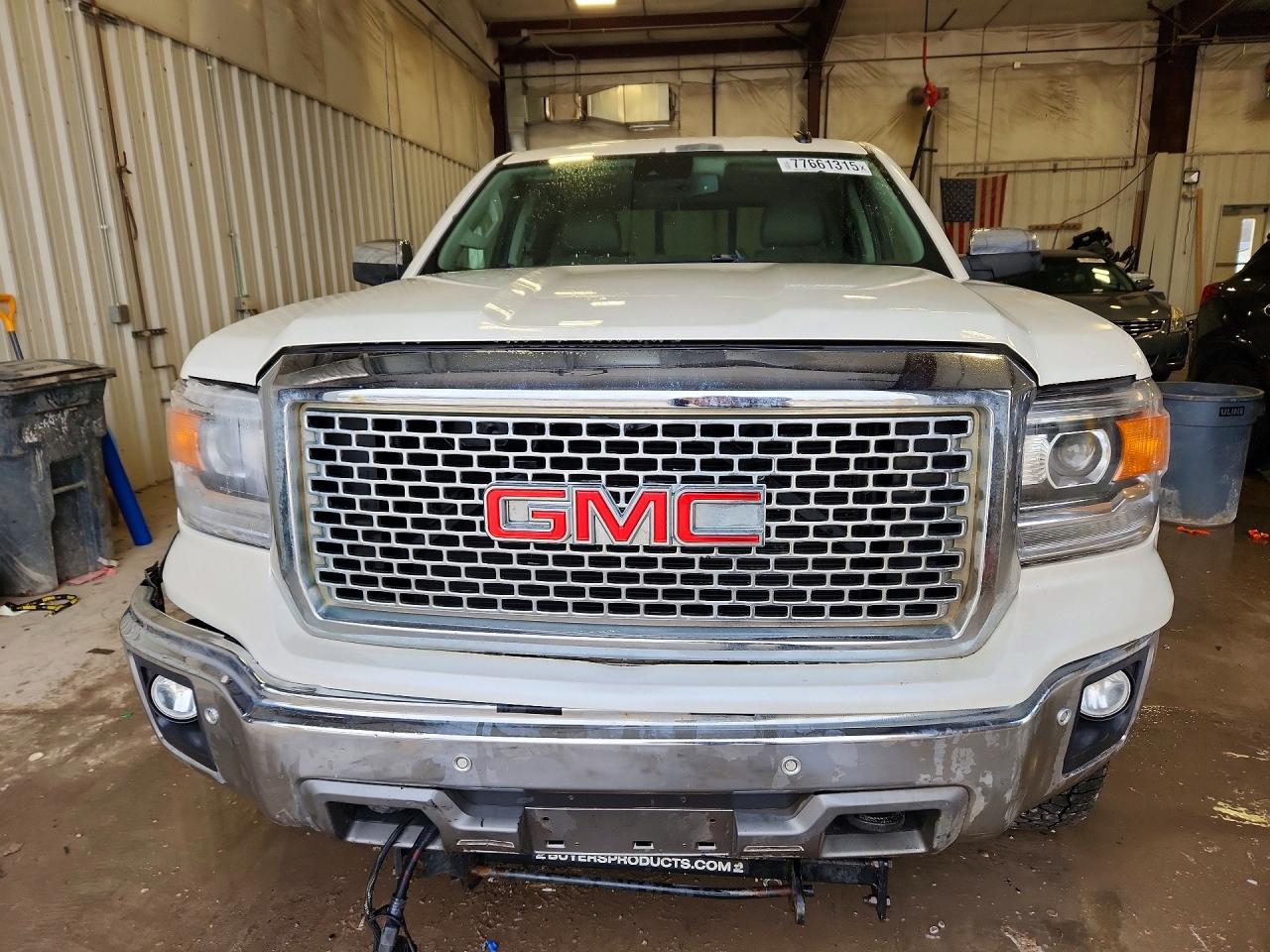 2015 Gmc Sierra K1500 Slt Белый vin: 3GTU2VEC1FG316362