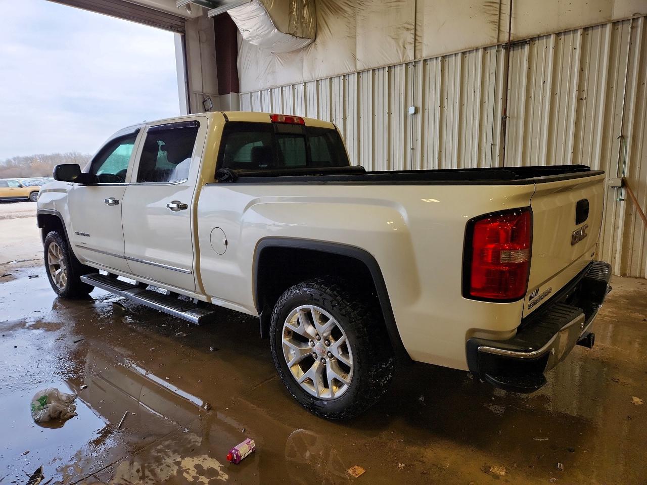 2015 Gmc Sierra K1500 Slt Белый vin: 3GTU2VEC1FG316362
