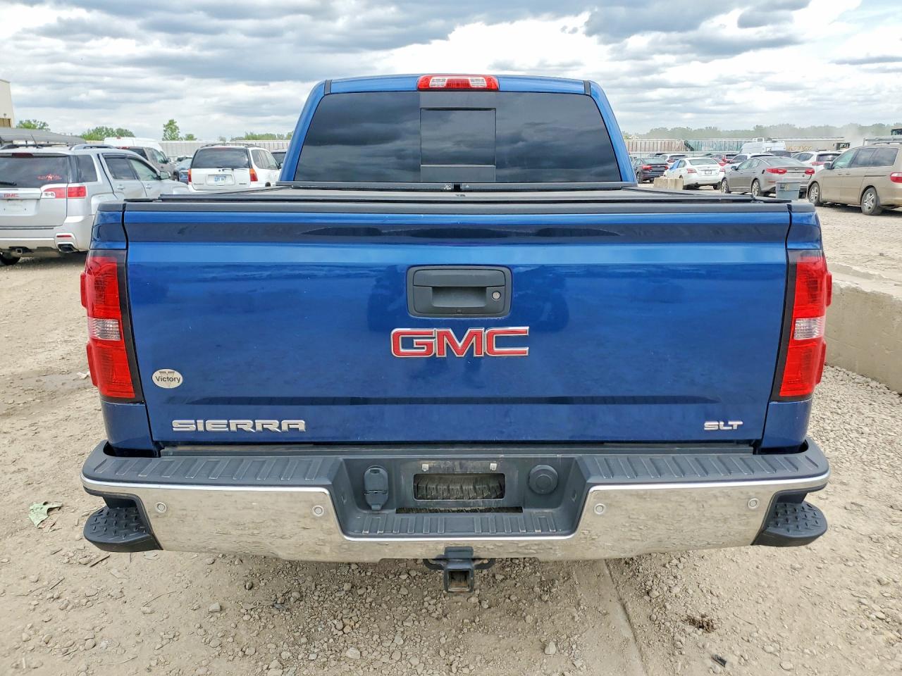 2015 Gmc Sierra K1500 Slt Blue vin: 3GTU2VEC1FG434928