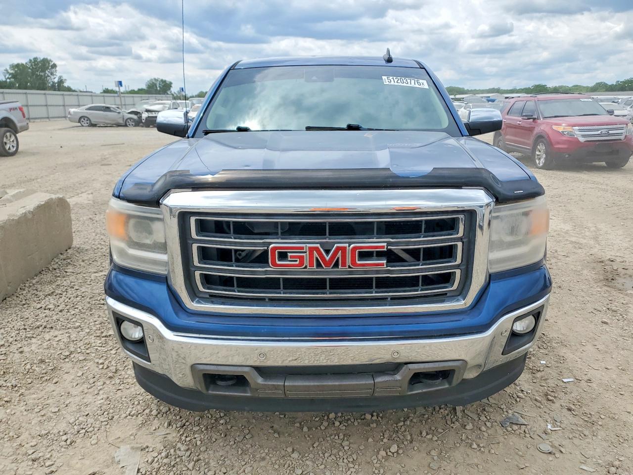 2015 Gmc Sierra K1500 Slt Blue vin: 3GTU2VEC1FG434928