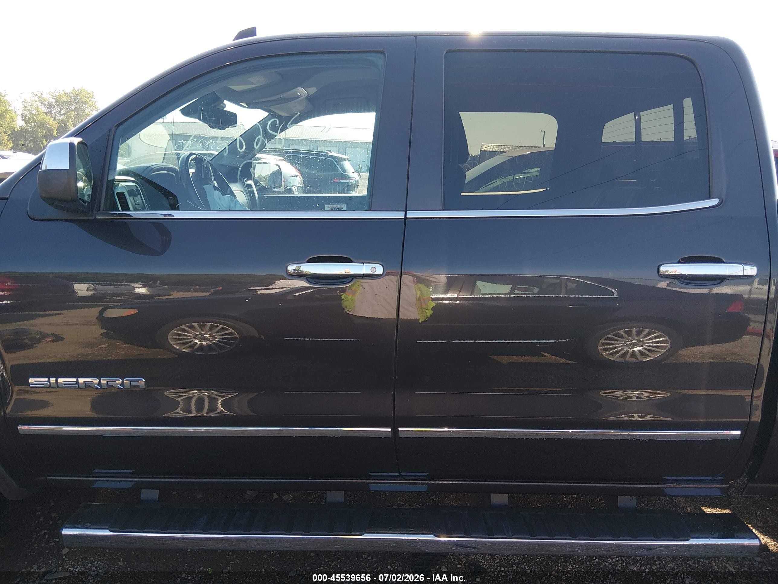 2015 Gmc Sierra 1500 Slt Black vin: 3GTU2VEC1FG538285