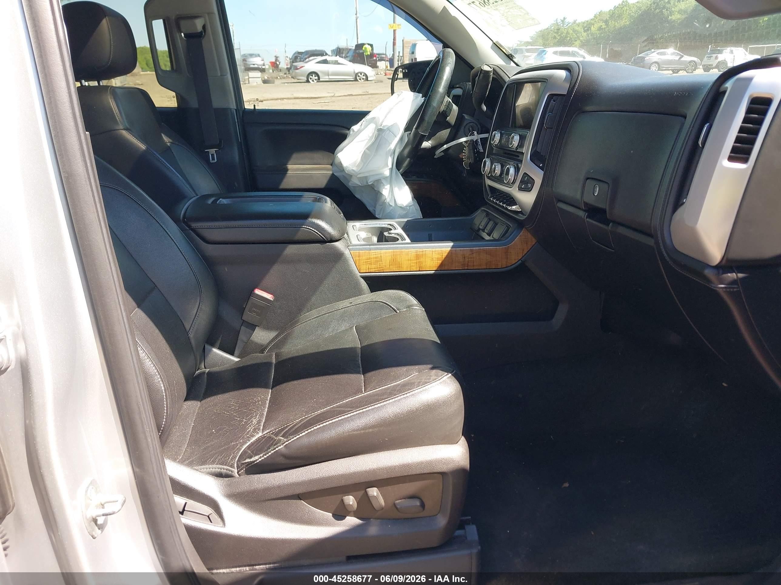 2014 Gmc Sierra 1500 Slt Silver vin: 3GTU2VEC2EG100115