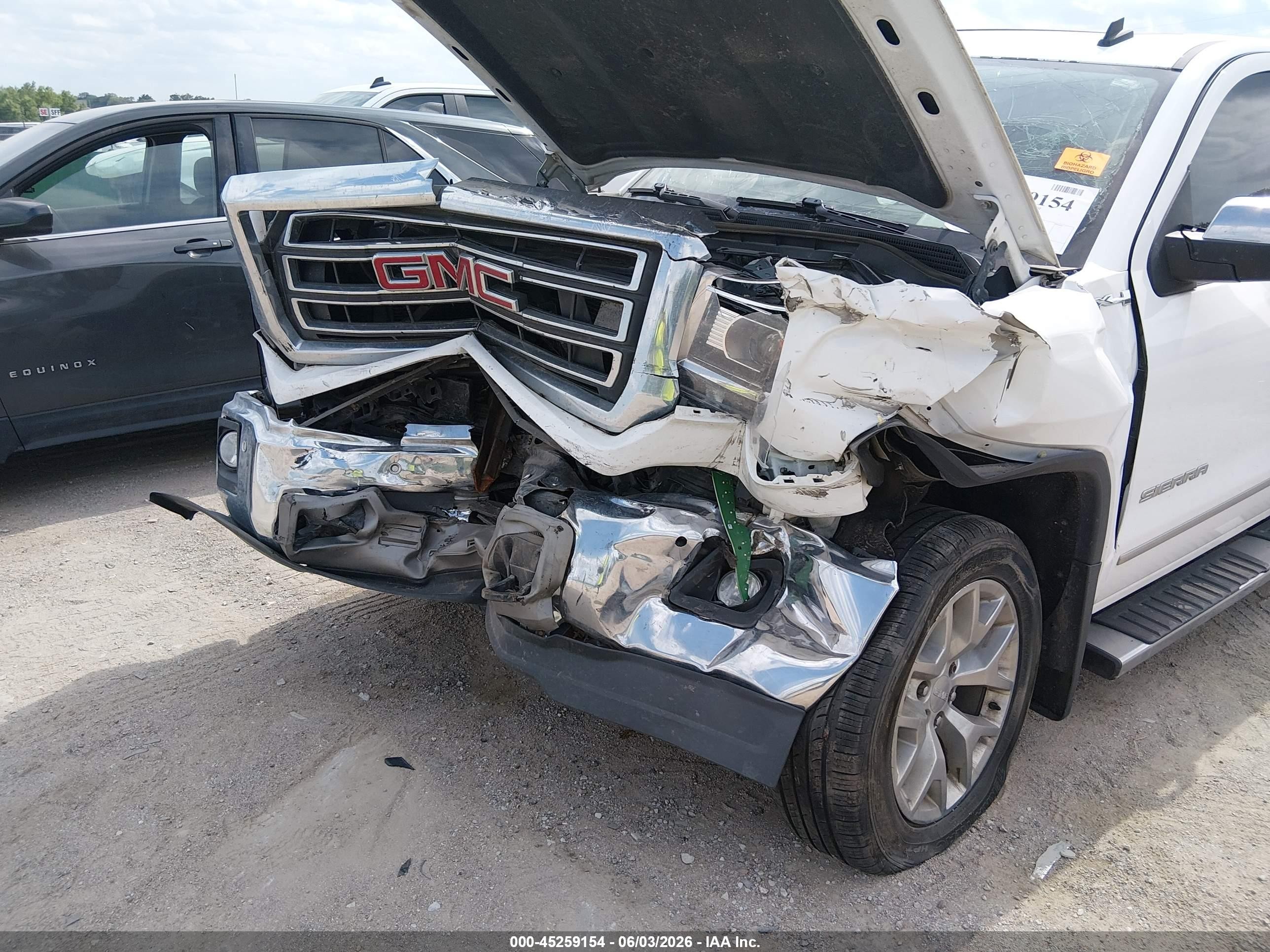 2014 Gmc Sierra 1500 Slt Белый vin: 3GTU2VEC2EG143837