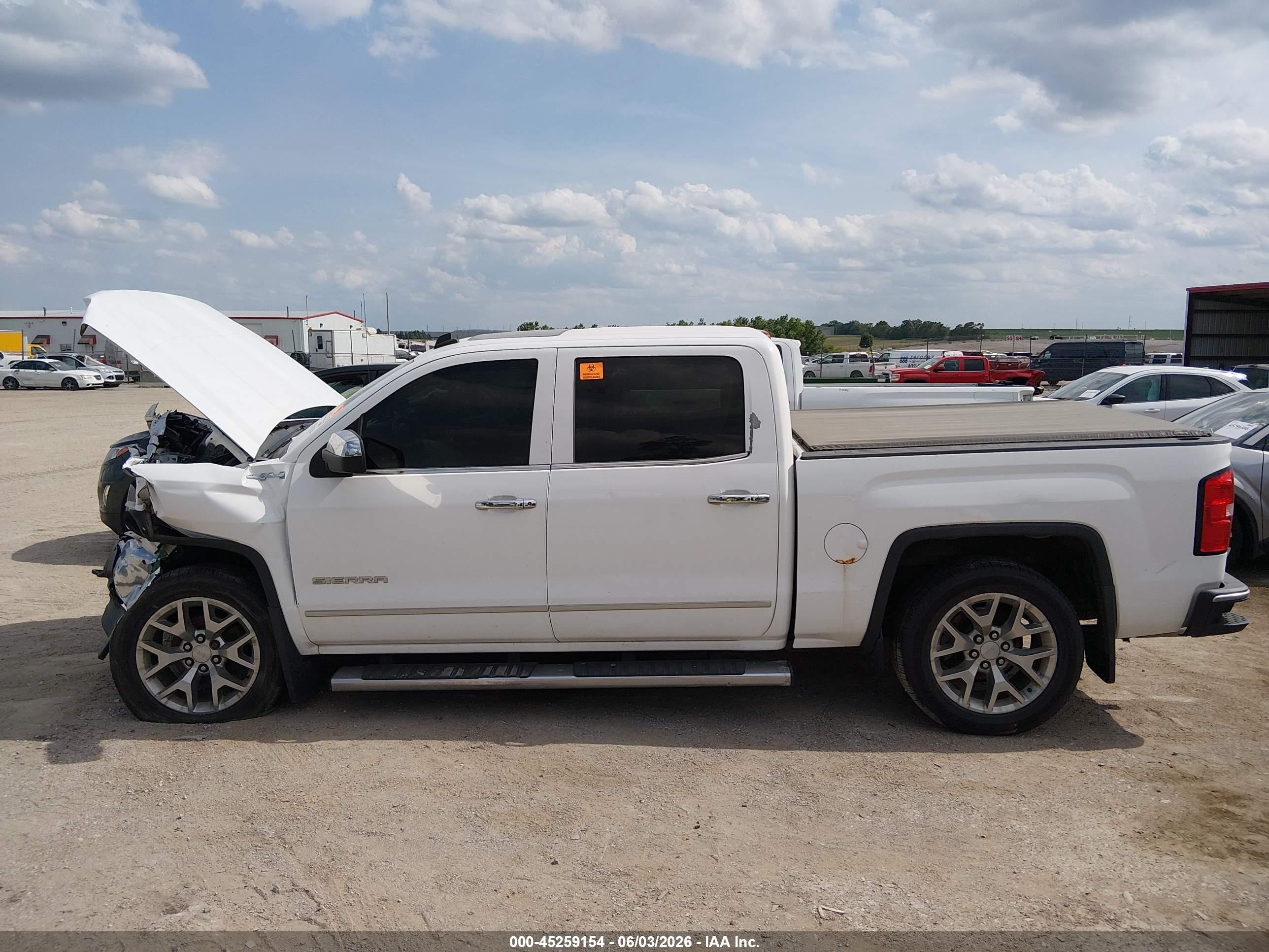 2014 Gmc Sierra 1500 Slt Белый vin: 3GTU2VEC2EG143837