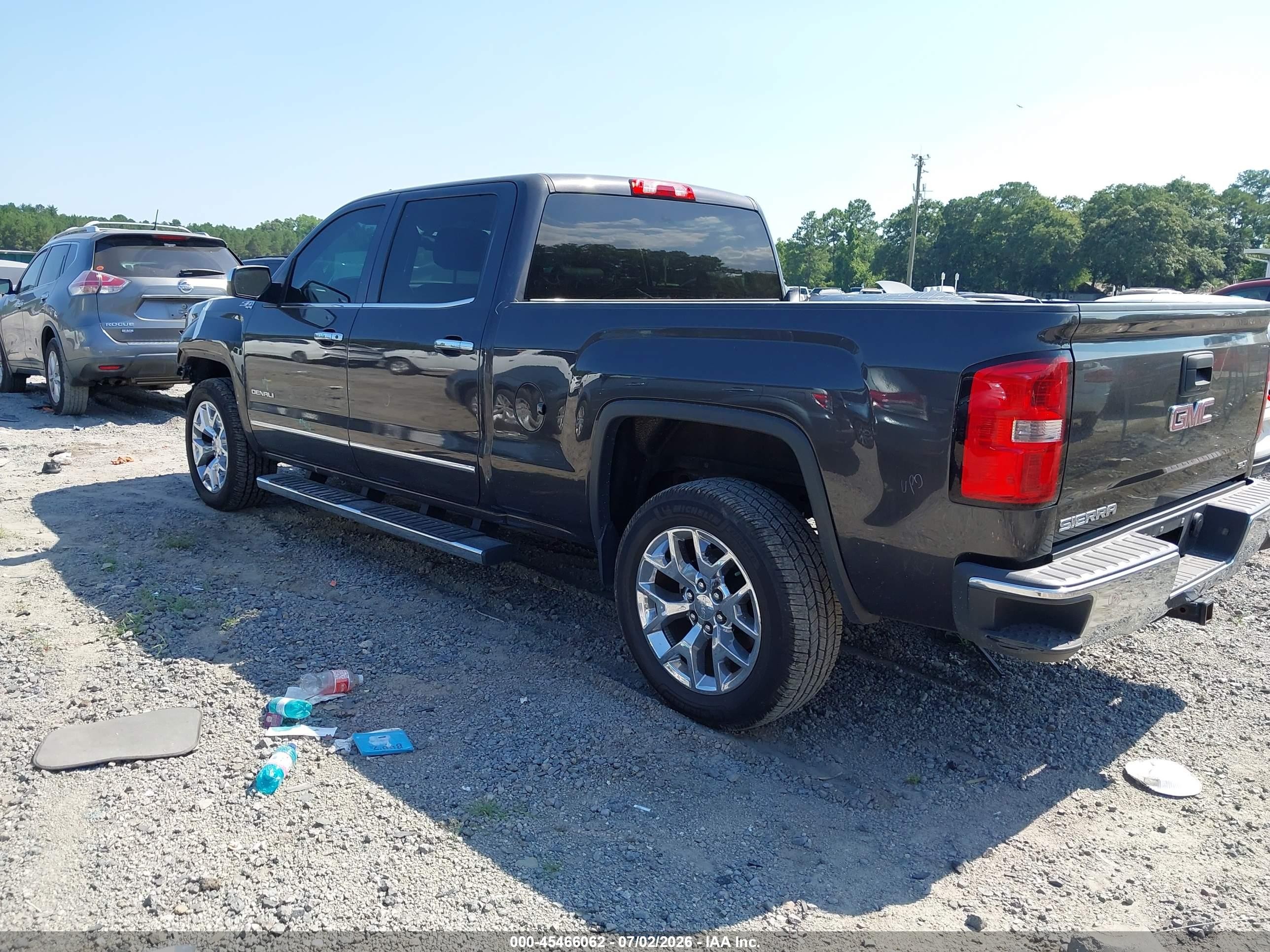 2014 Gmc Sierra 1500 Slt Black vin: 3GTU2VEC2EG151405