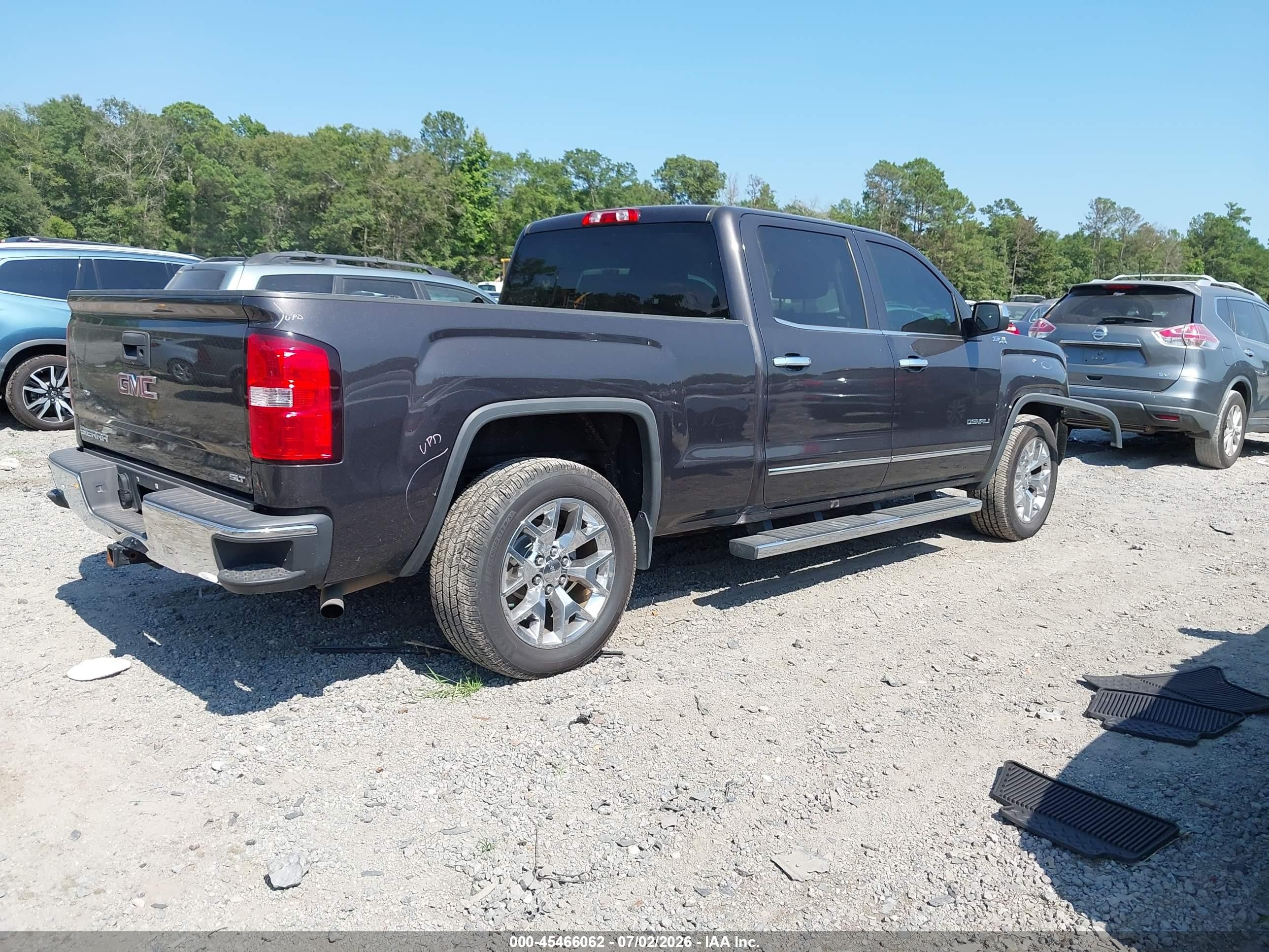 2014 Gmc Sierra 1500 Slt Black vin: 3GTU2VEC2EG151405