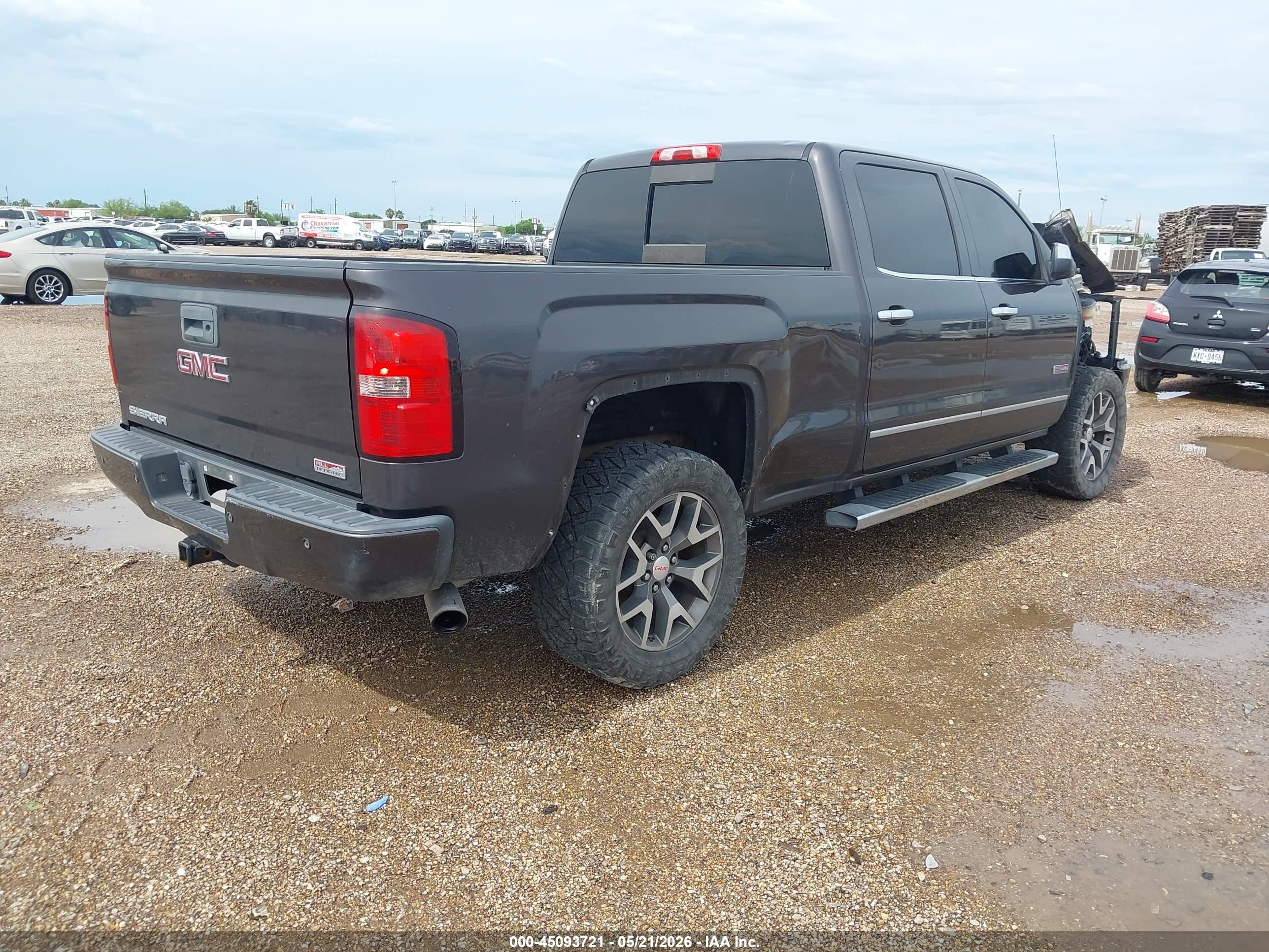 2014 Gmc Sierra 1500 Slt Gray vin: 3GTU2VEC2EG191841
