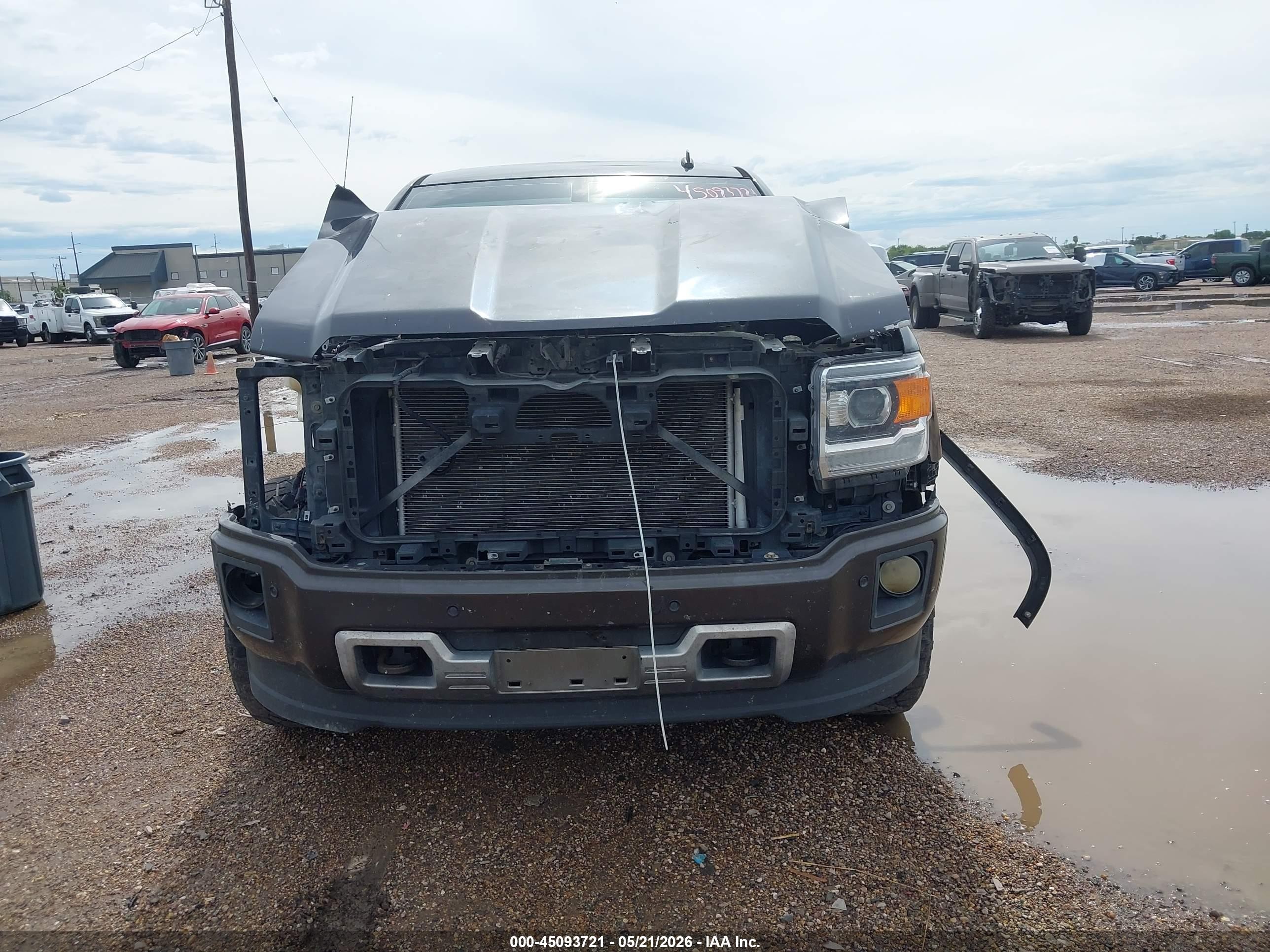 2014 Gmc Sierra 1500 Slt Gray vin: 3GTU2VEC2EG191841