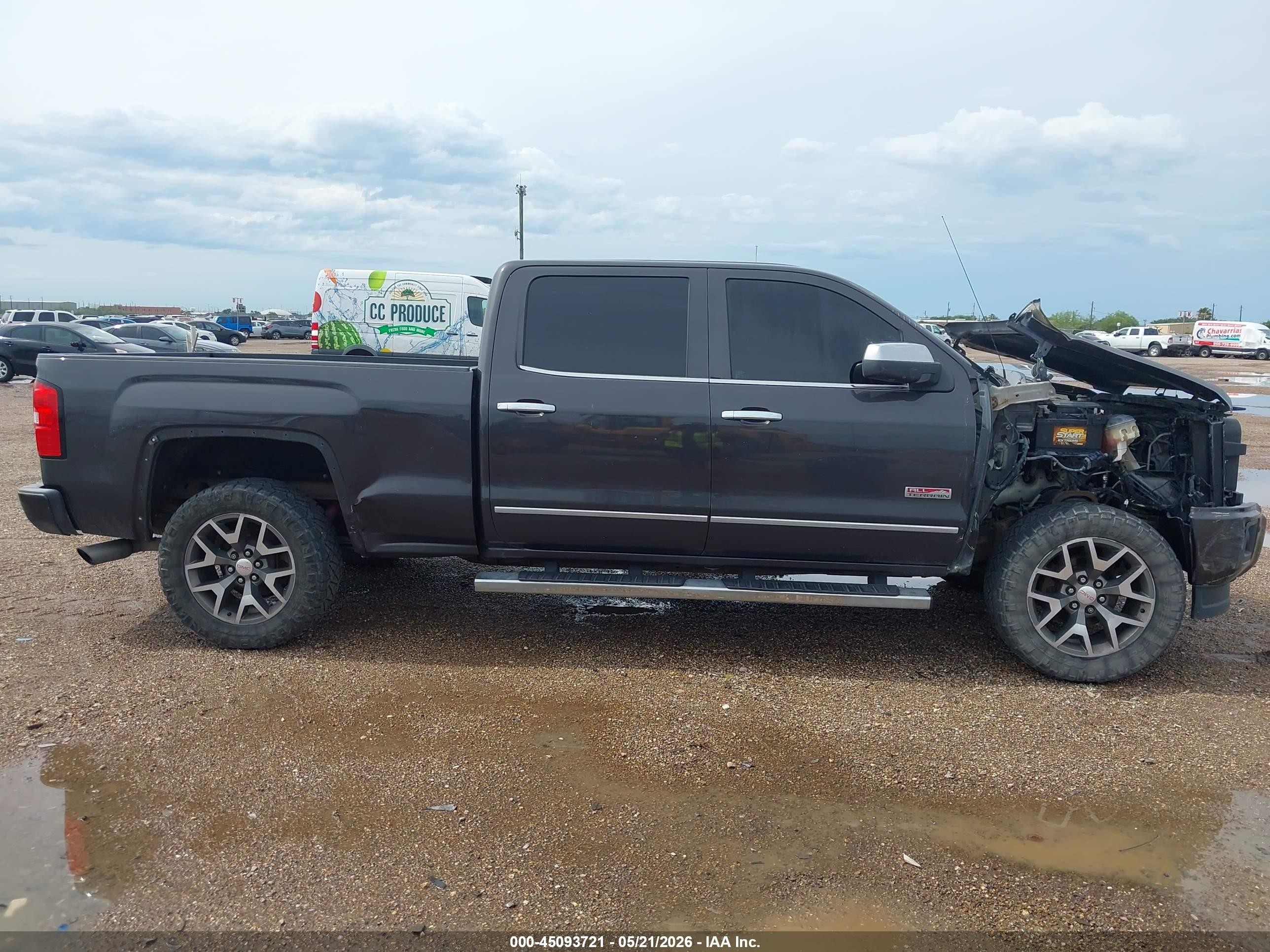 2014 Gmc Sierra 1500 Slt Gray vin: 3GTU2VEC2EG191841