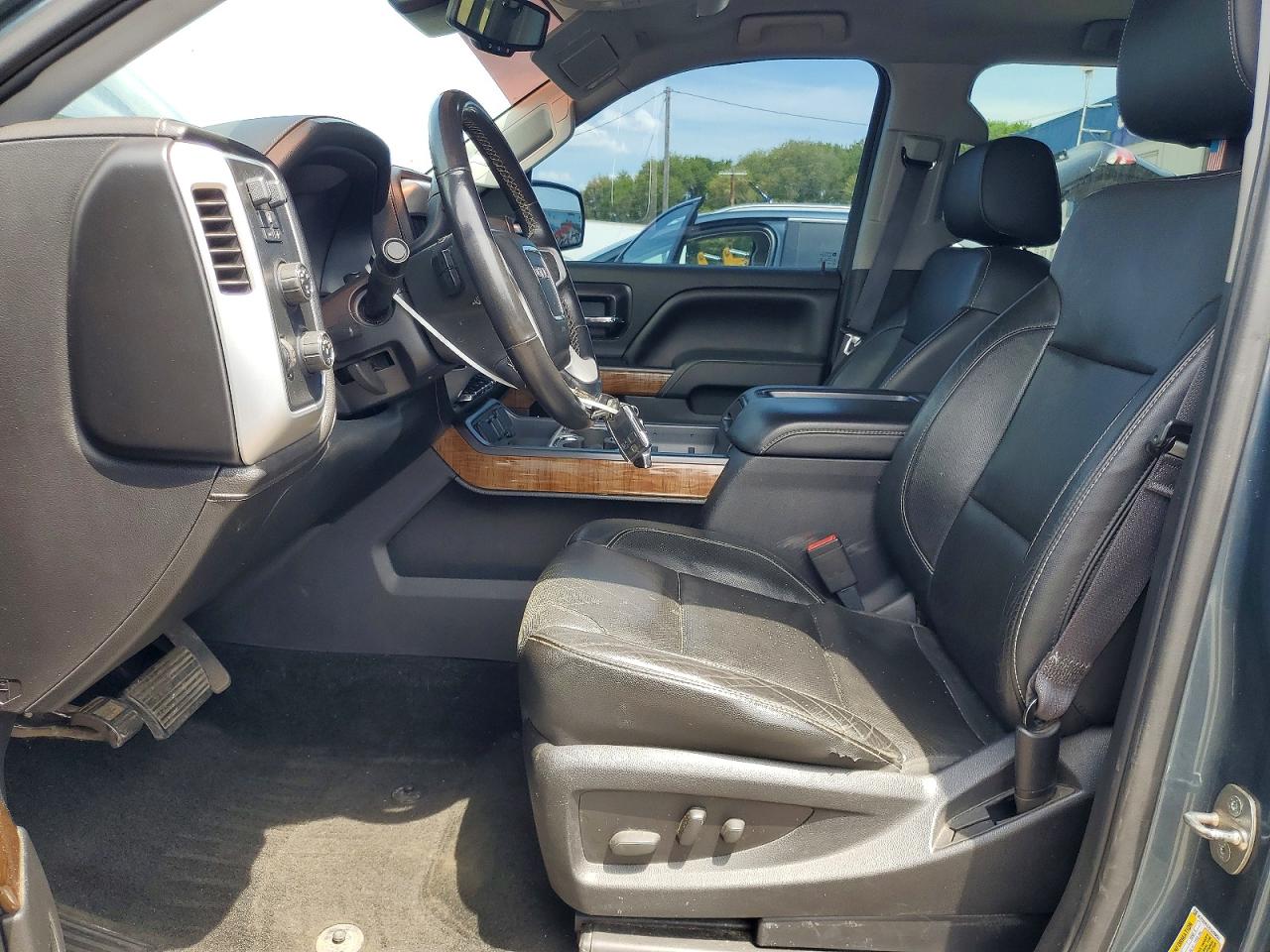 2014 Gmc Sierra K1500 Slt Blue vin: 3GTU2VEC2EG208654