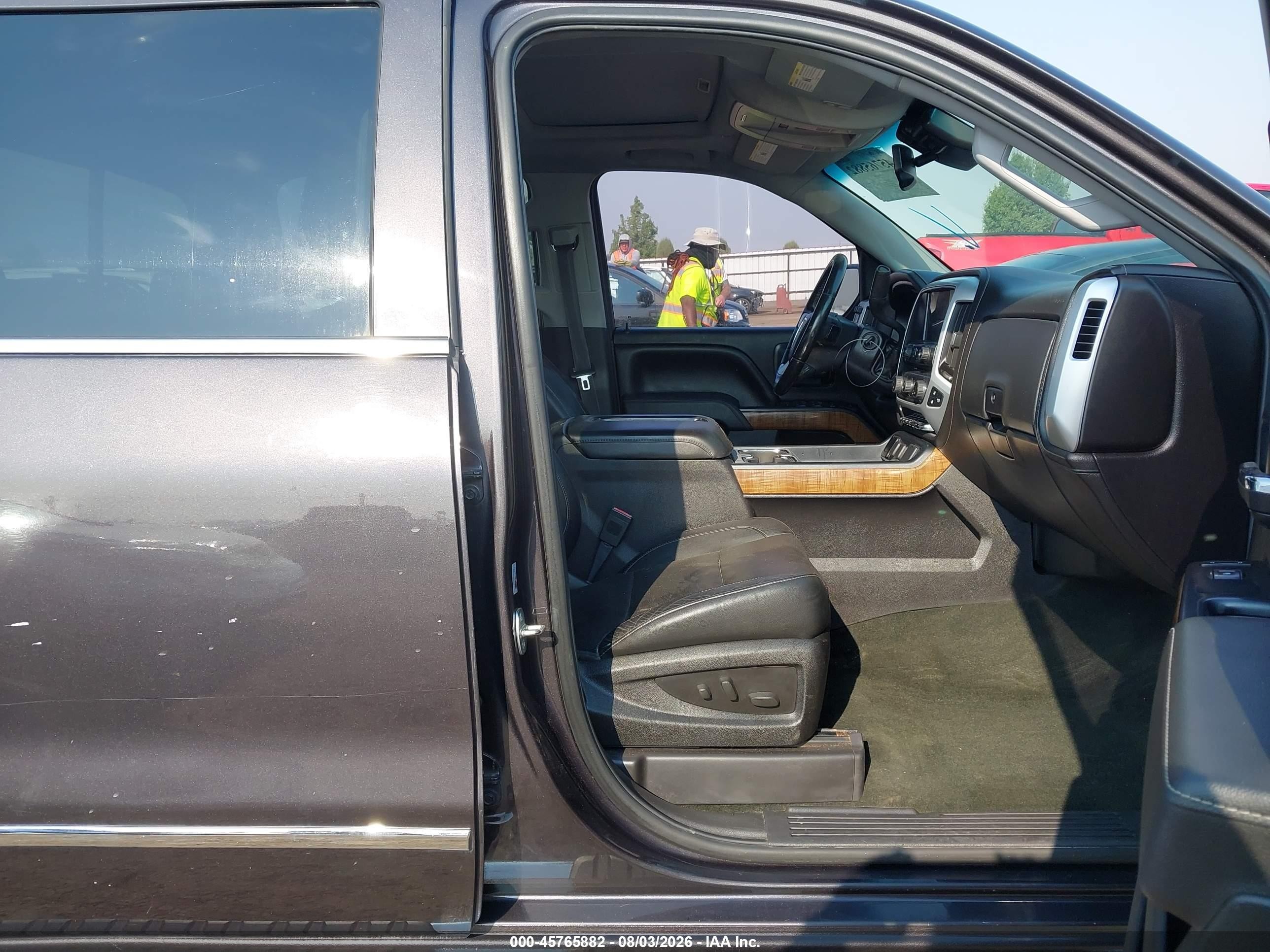 2014 Gmc Sierra 1500 Slt Black vin: 3GTU2VEC2EG241055
