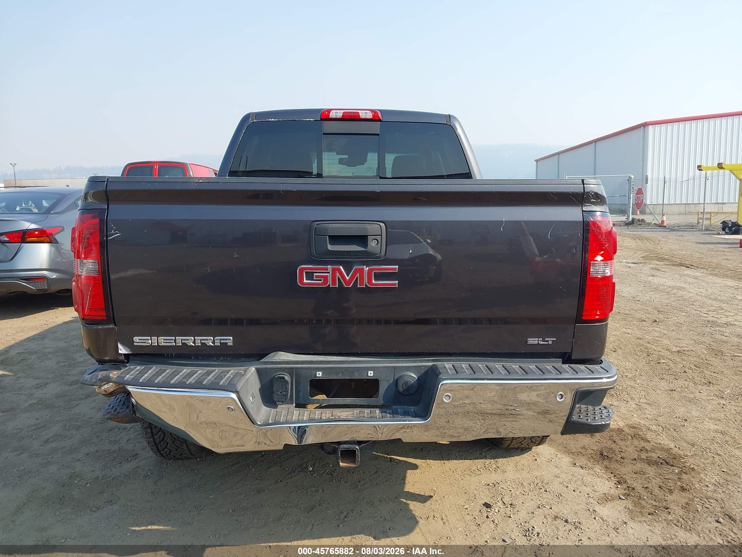 2014 Gmc Sierra 1500 Slt Black vin: 3GTU2VEC2EG241055