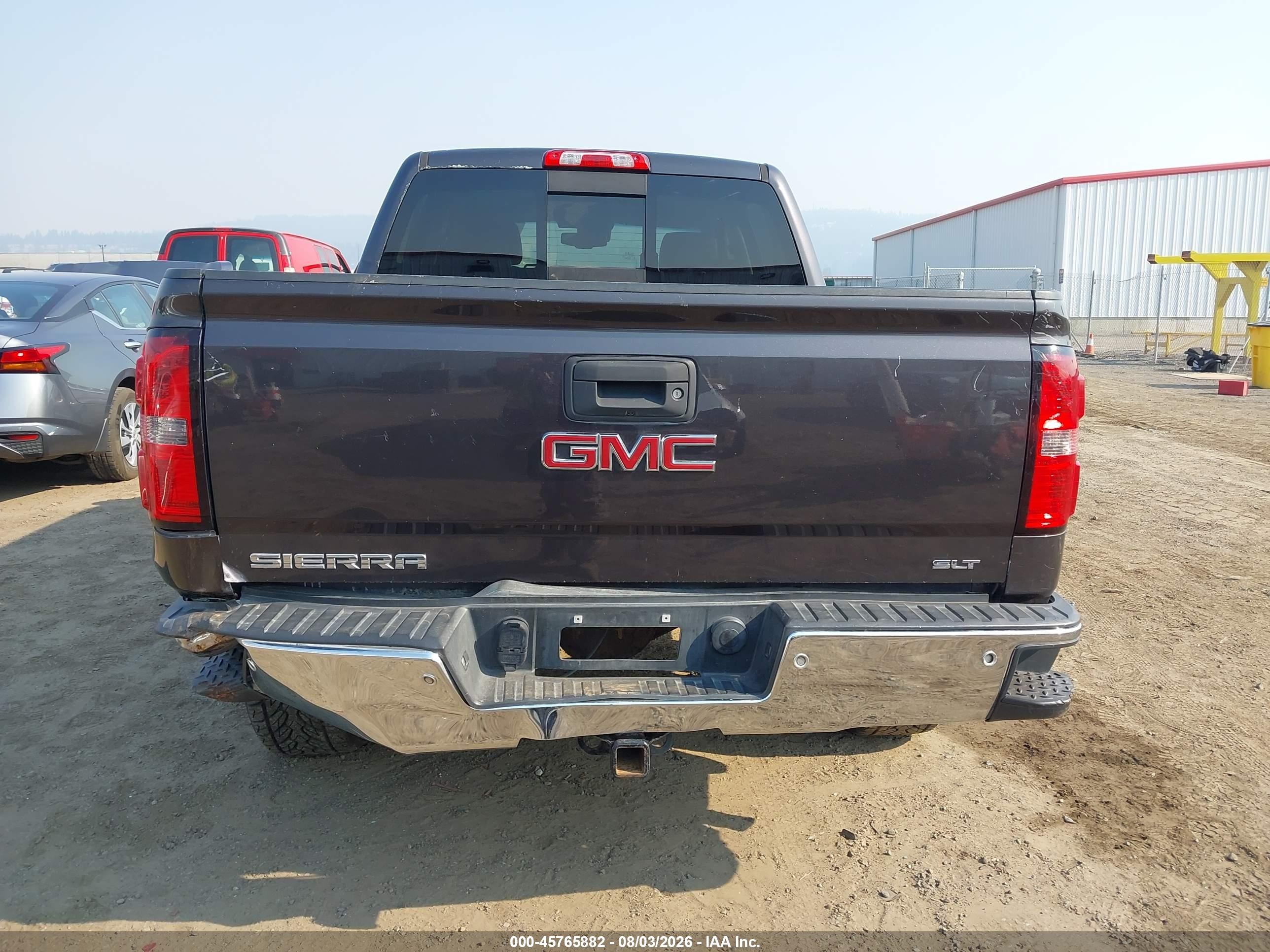 2014 Gmc Sierra 1500 Slt Black vin: 3GTU2VEC2EG241055