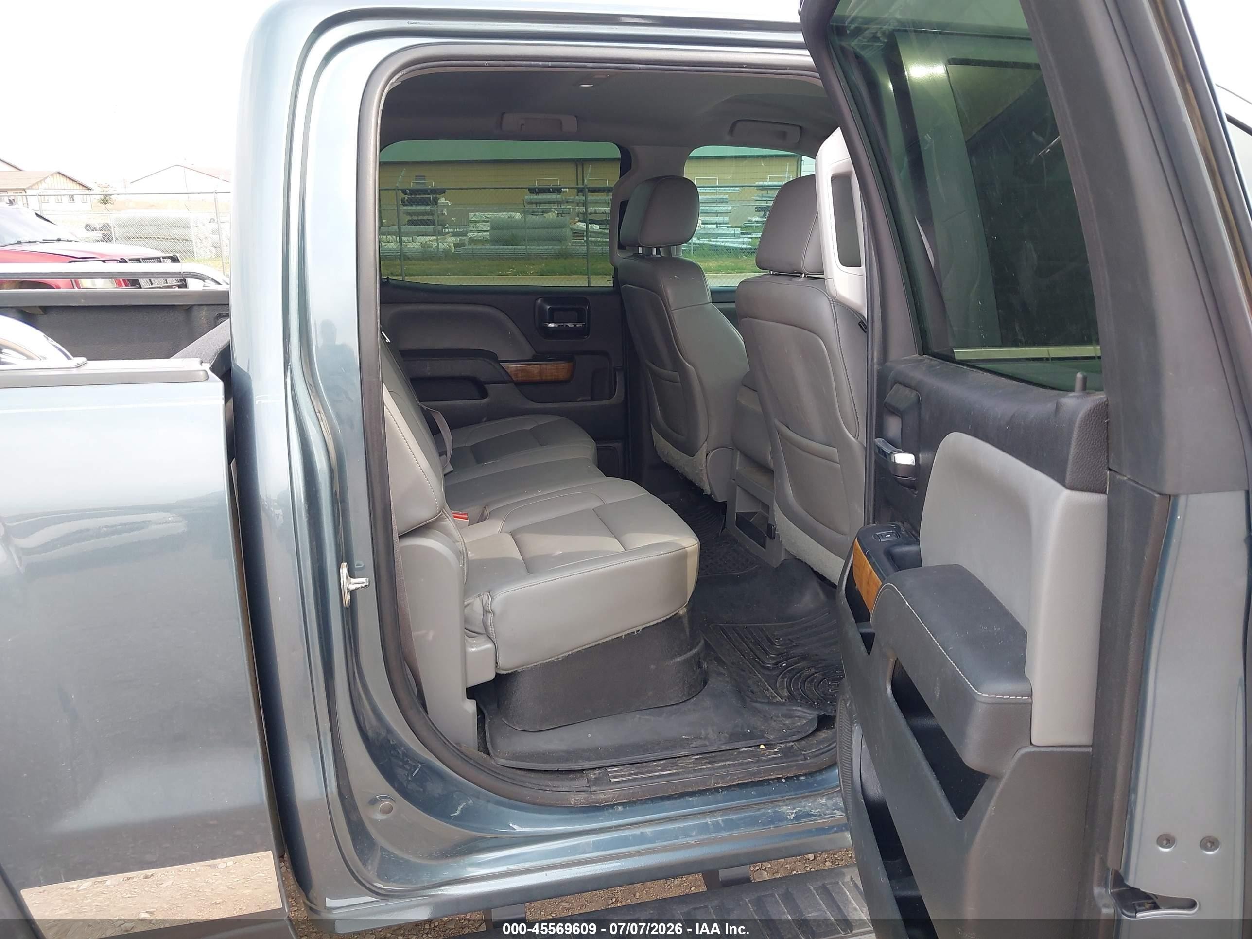 2014 Gmc Sierra 1500 Slt Light Blue vin: 3GTU2VEC2EG263928