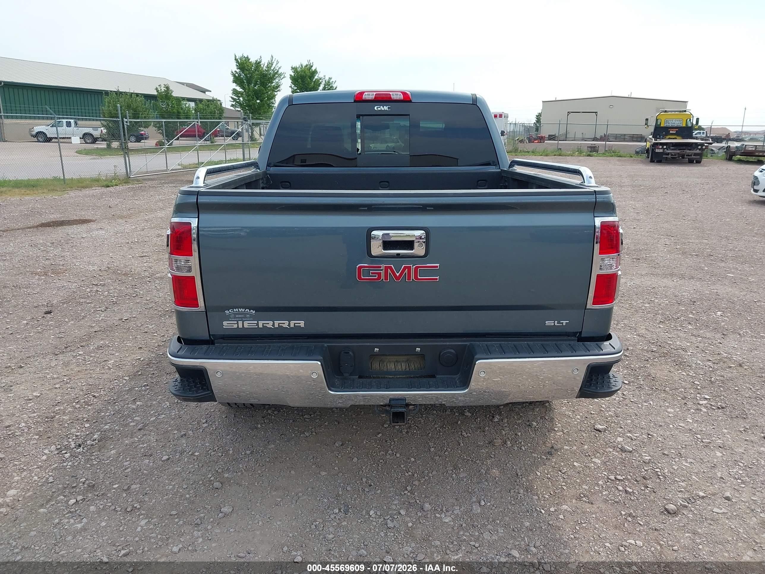 2014 Gmc Sierra 1500 Slt Light Blue vin: 3GTU2VEC2EG263928