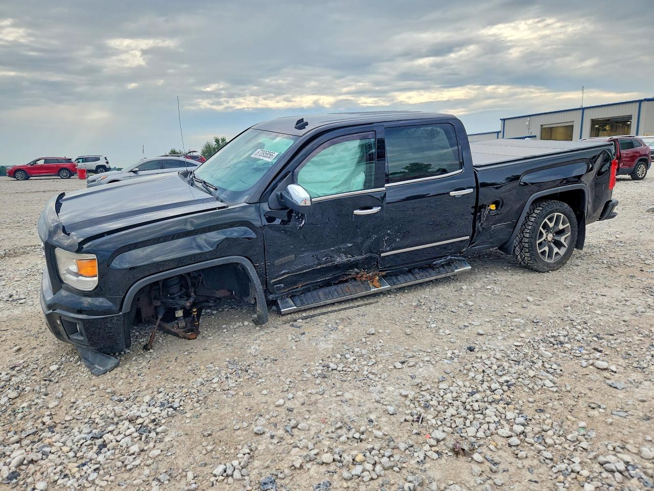 2014 Gmc Sierra K1500 Slt Black vin: 3GTU2VEC2EG306731