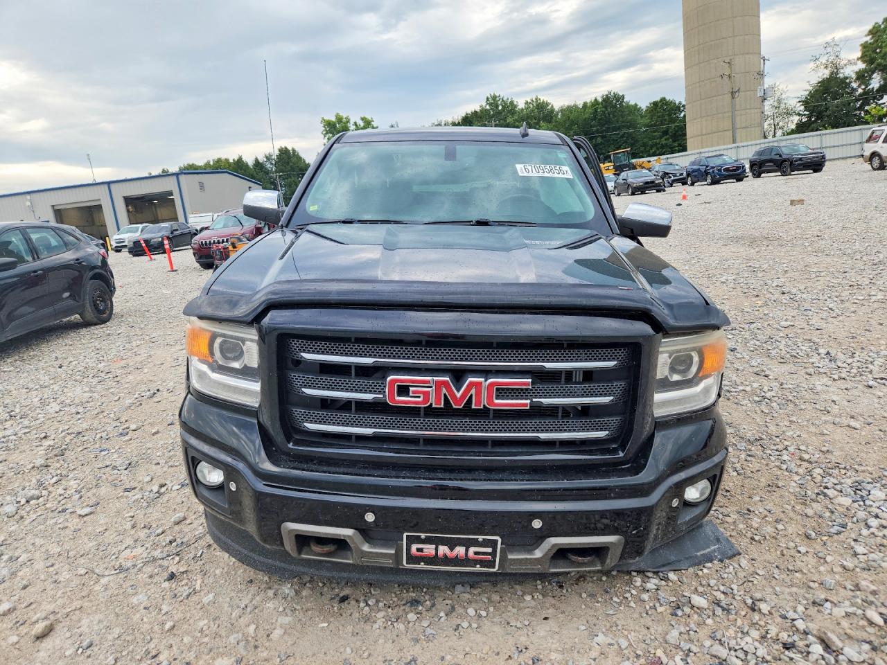 2014 Gmc Sierra K1500 Slt Black vin: 3GTU2VEC2EG306731