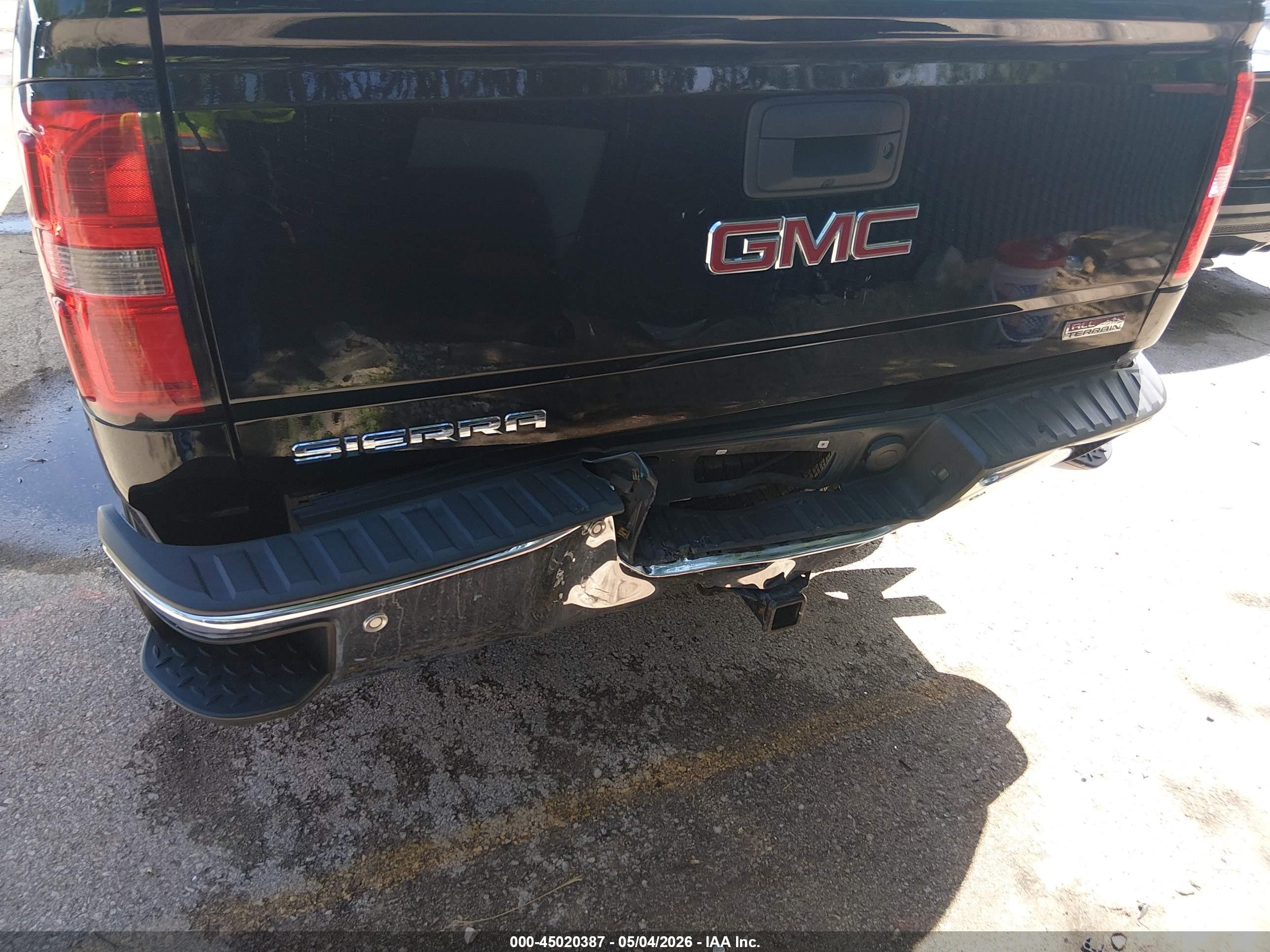 2014 Gmc Sierra 1500 Slt Black vin: 3GTU2VEC2EG327627