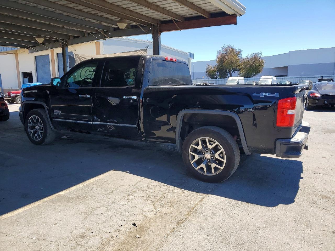 2014 Gmc Sierra K1500 Slt Black vin: 3GTU2VEC2EG435116
