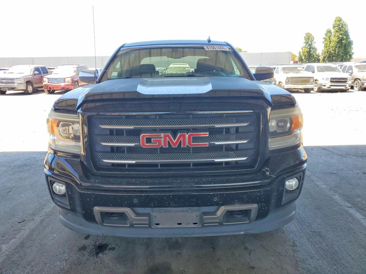 2014 Gmc Sierra K1500 Slt Black vin: 3GTU2VEC2EG435116