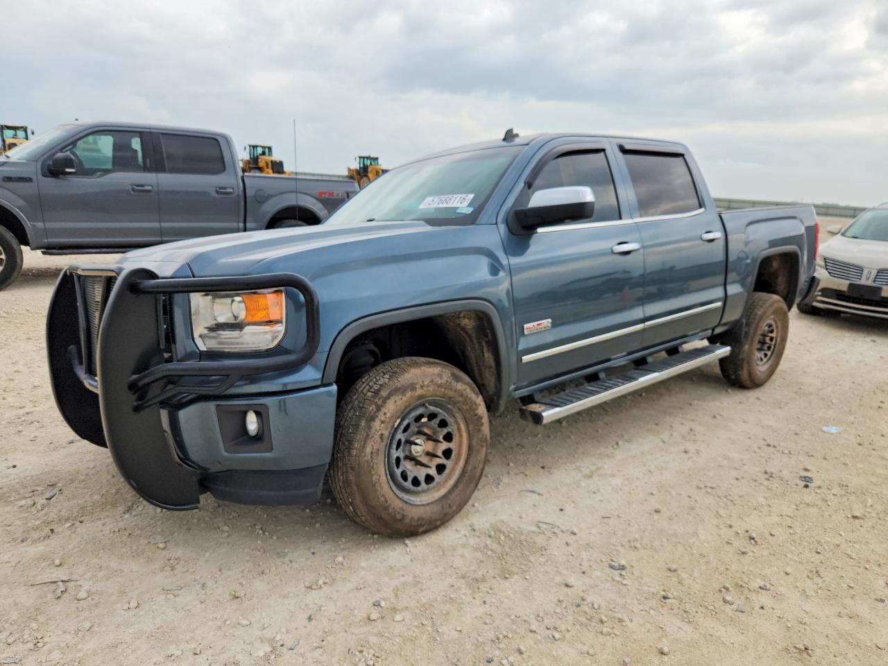 2014 Gmc Sierra K1500 Slt Gray vin: 3GTU2VEC2EG447184