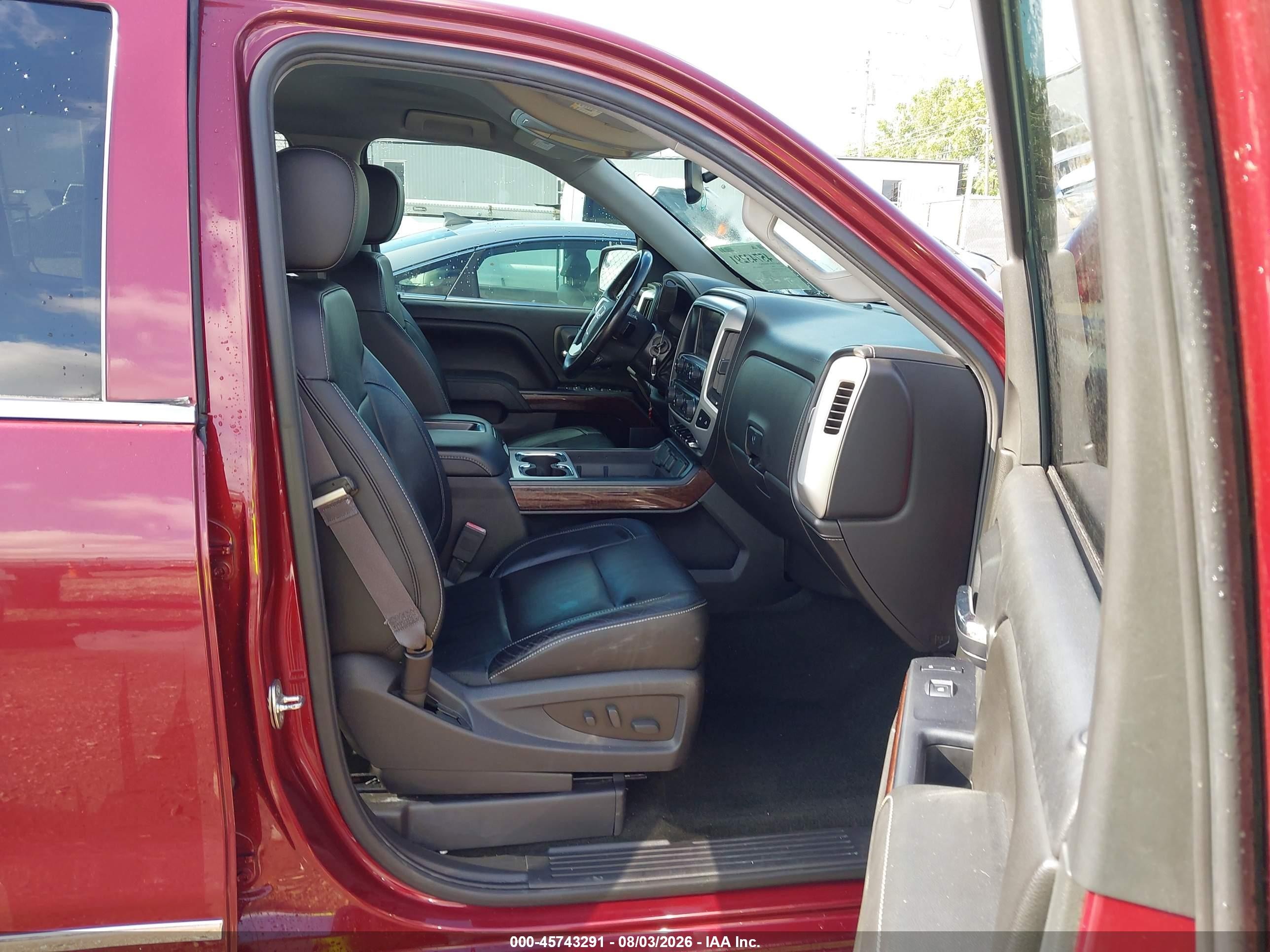 2014 Gmc Sierra 1500 Slt Maroon vin: 3GTU2VEC2EG498099