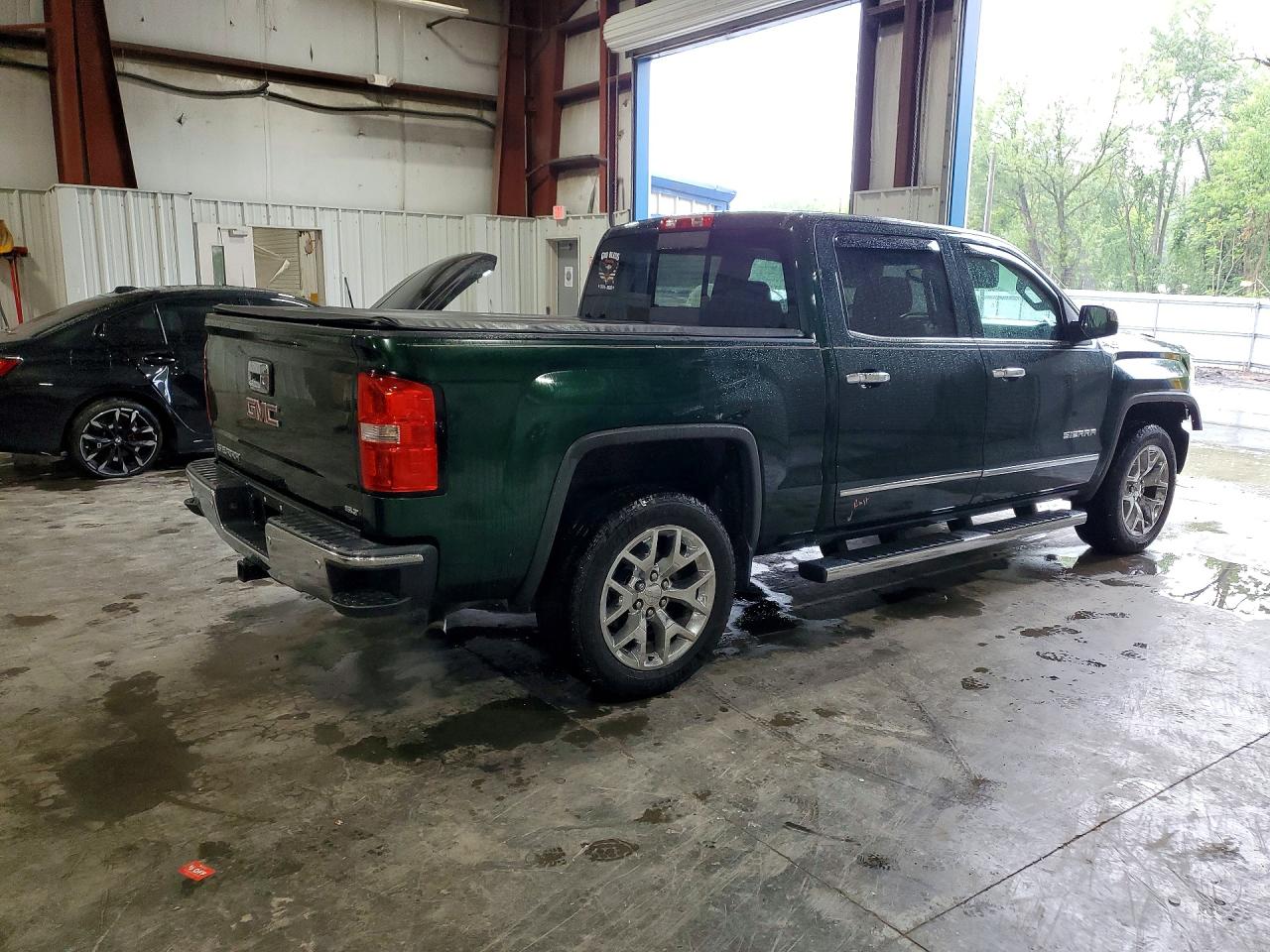 2014 Gmc Sierra K1500 Slt Green vin: 3GTU2VEC2EG519372