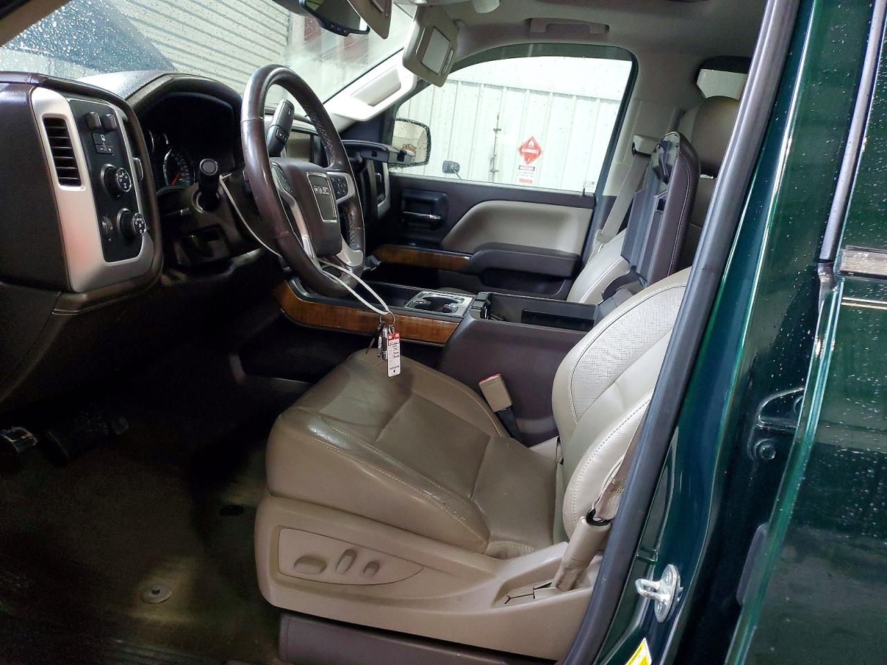 2014 Gmc Sierra K1500 Slt Green vin: 3GTU2VEC2EG519372