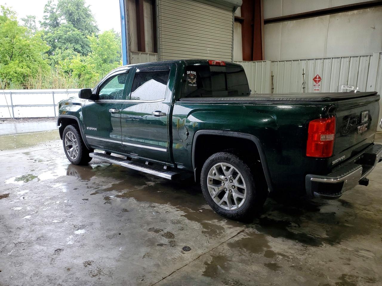 2014 Gmc Sierra K1500 Slt Green vin: 3GTU2VEC2EG519372
