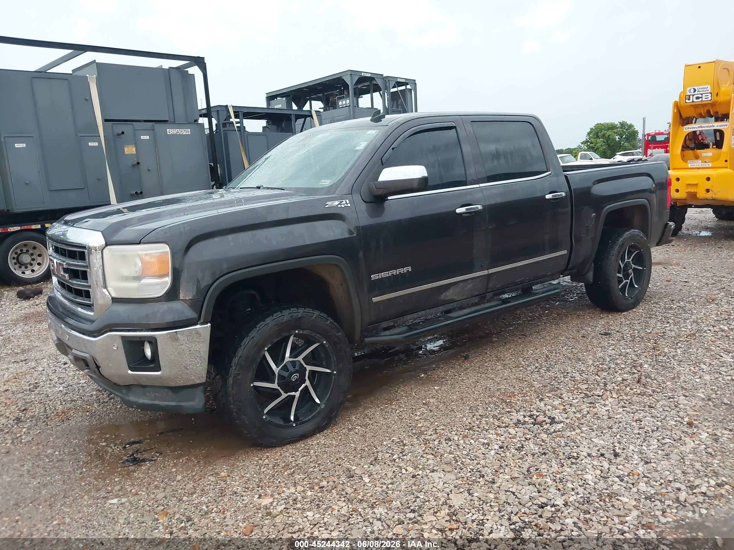 2014 Gmc Sierra 1500 Slt Black vin: 3GTU2VEC2EG539850