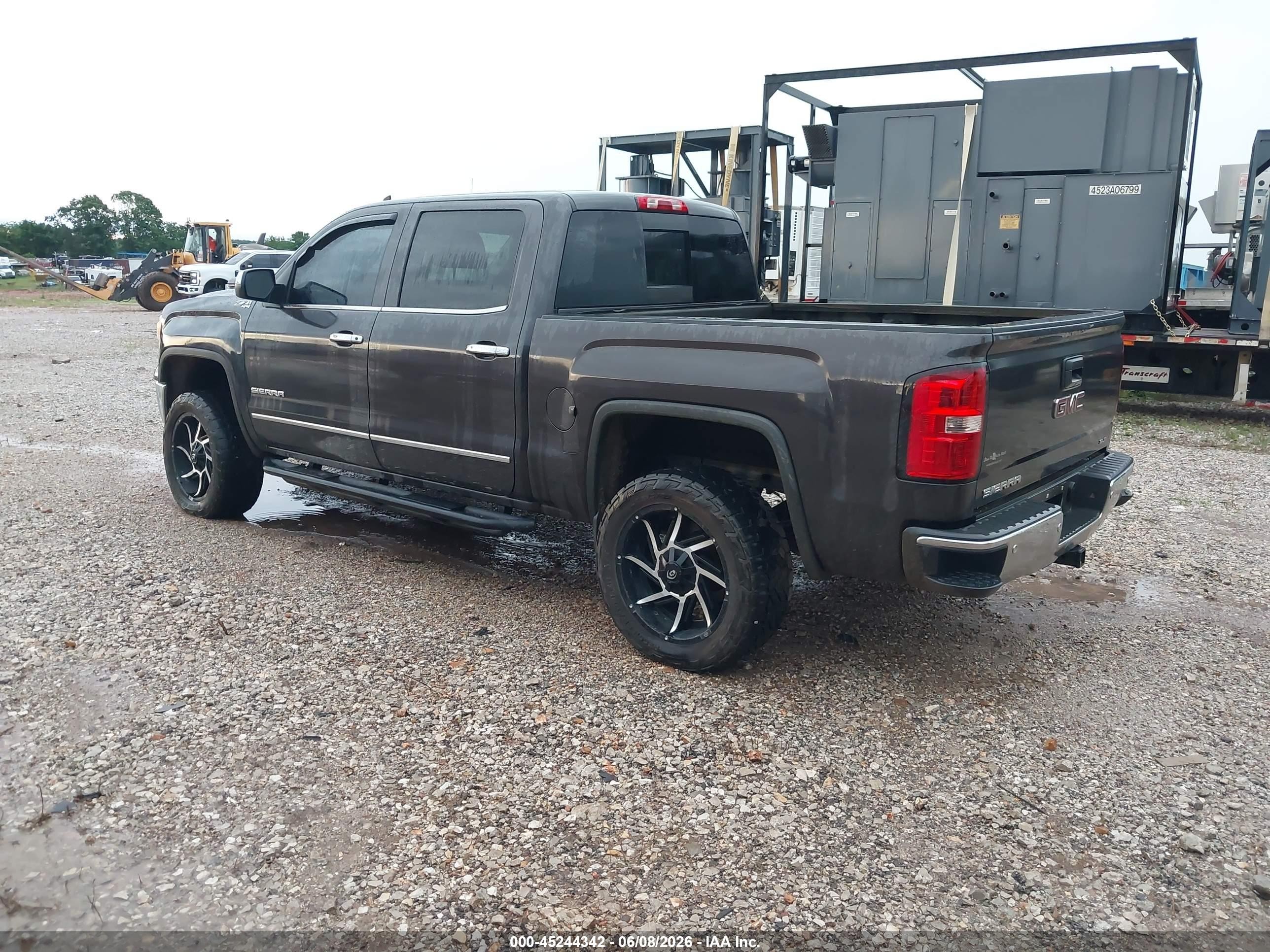 2014 Gmc Sierra 1500 Slt Black vin: 3GTU2VEC2EG539850