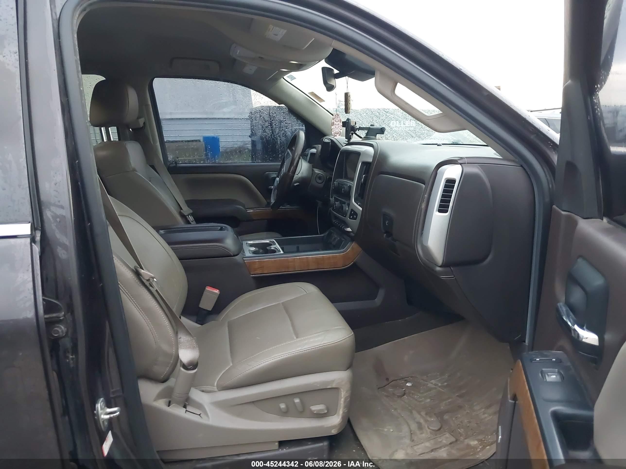2014 Gmc Sierra 1500 Slt Black vin: 3GTU2VEC2EG539850