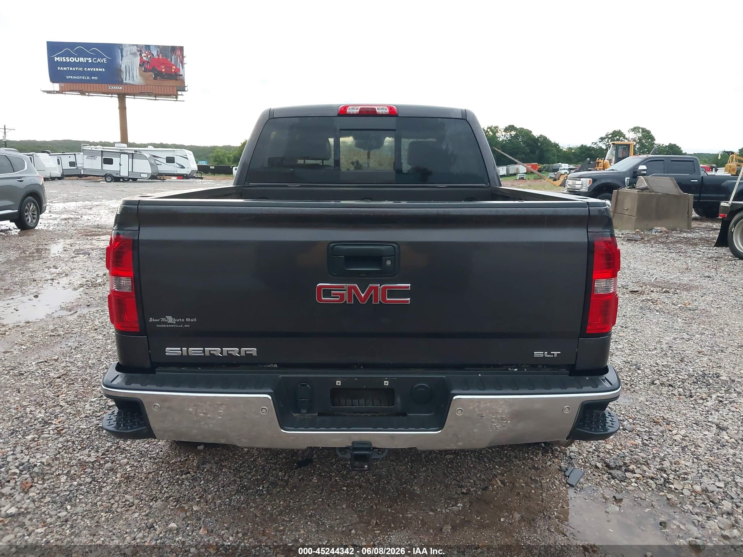 2014 Gmc Sierra 1500 Slt Black vin: 3GTU2VEC2EG539850