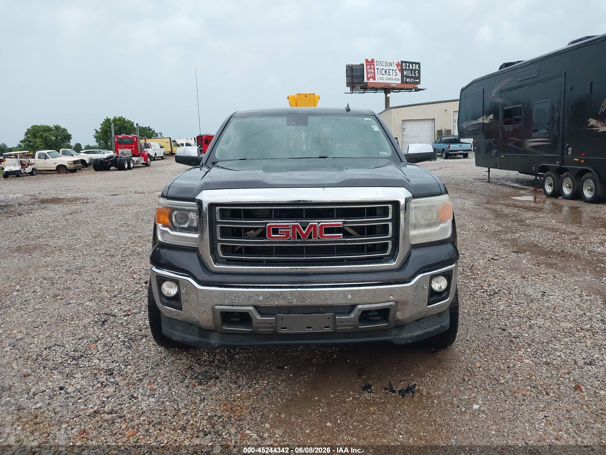 2014 Gmc Sierra 1500 Slt Black vin: 3GTU2VEC2EG539850