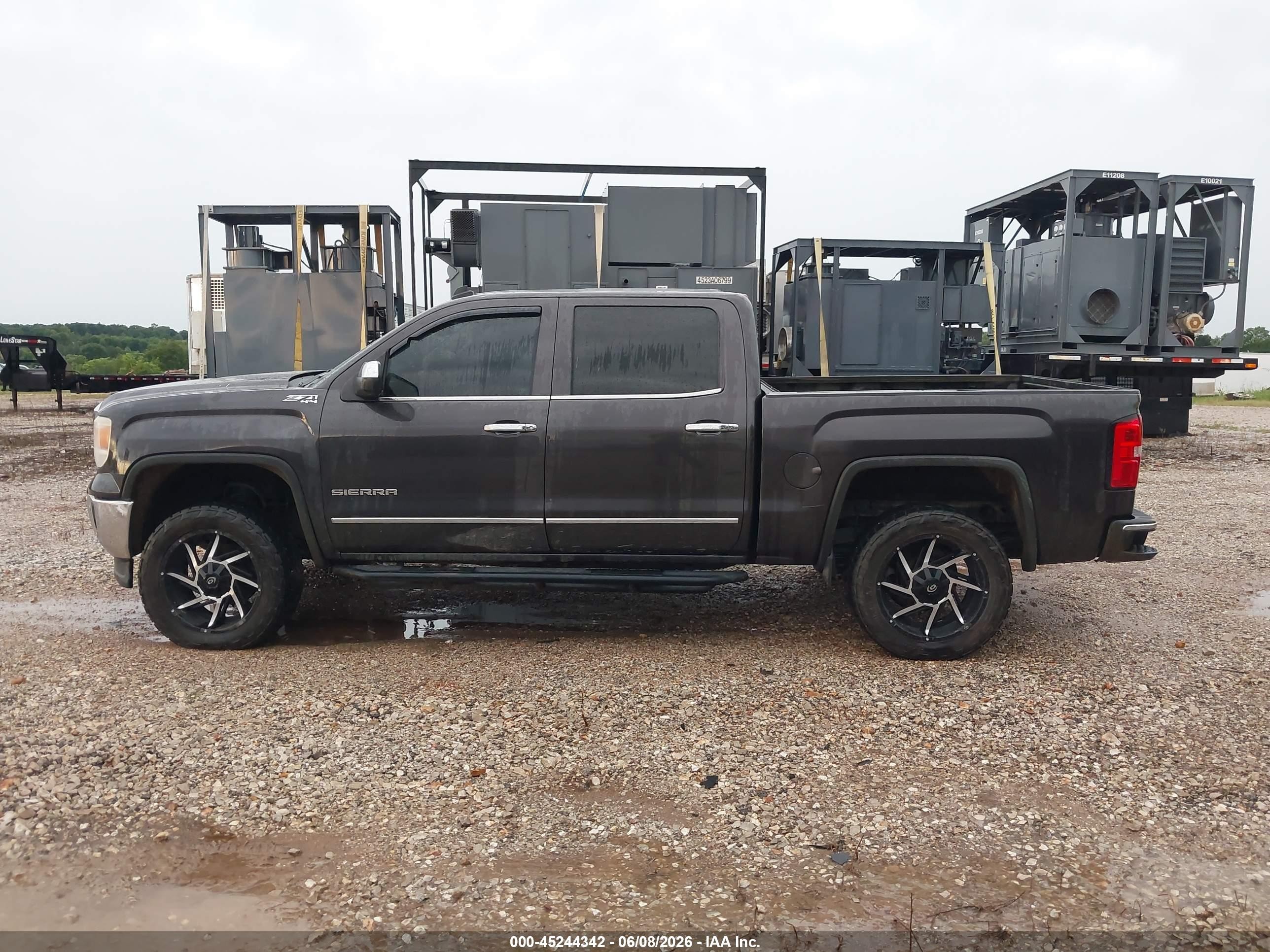 2014 Gmc Sierra 1500 Slt Black vin: 3GTU2VEC2EG539850