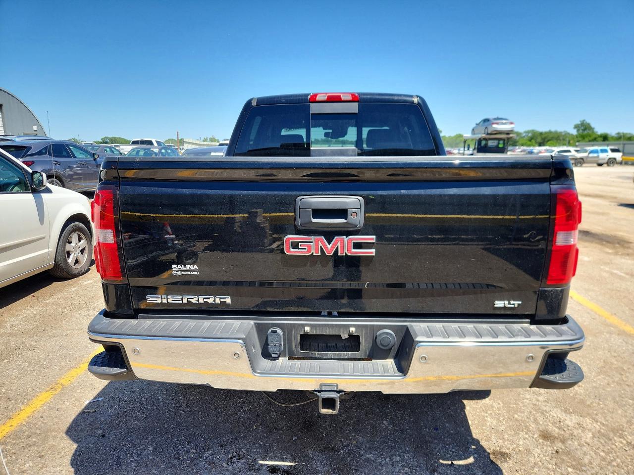 2014 Gmc Sierra K1500 Slt Black vin: 3GTU2VEC2EG544613