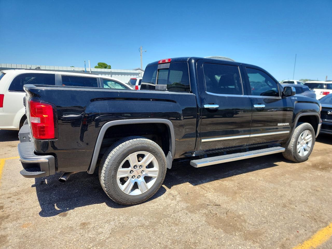 2014 Gmc Sierra K1500 Slt Black vin: 3GTU2VEC2EG544613