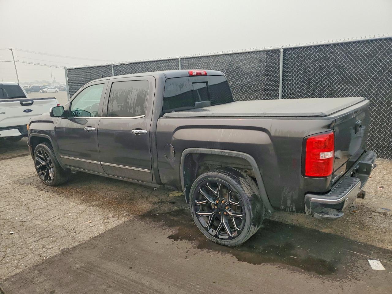 2015 Gmc Sierra K1500 Slt Charcoal vin: 3GTU2VEC2FG264109