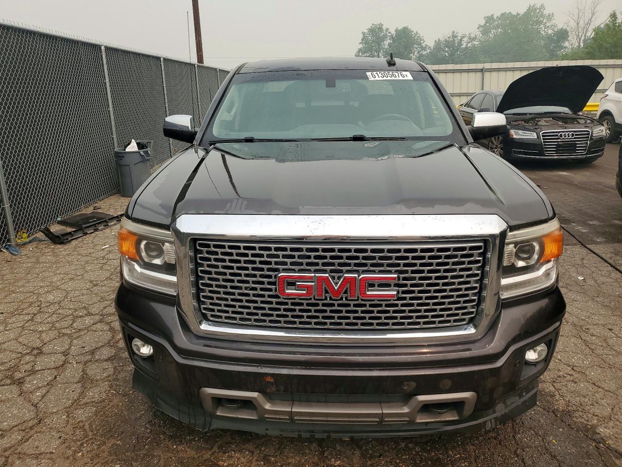 2015 Gmc Sierra K1500 Slt Charcoal vin: 3GTU2VEC2FG264109